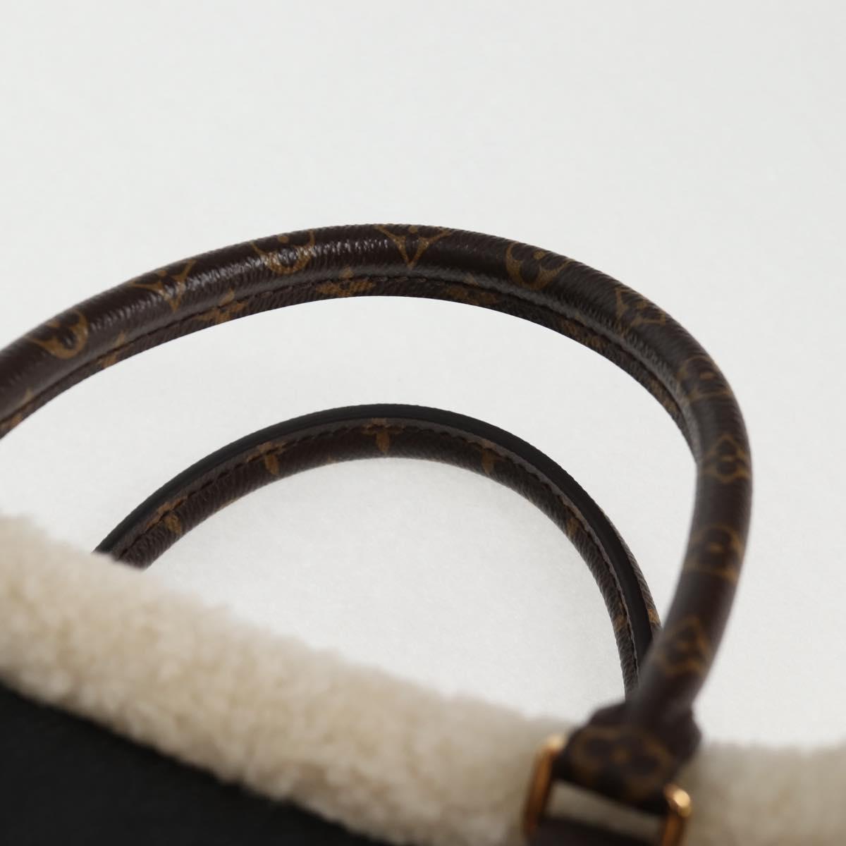 LOUIS VUITTON Monogram Shearing On The Go GM Tote Bag M56958 LV Auth 124652S