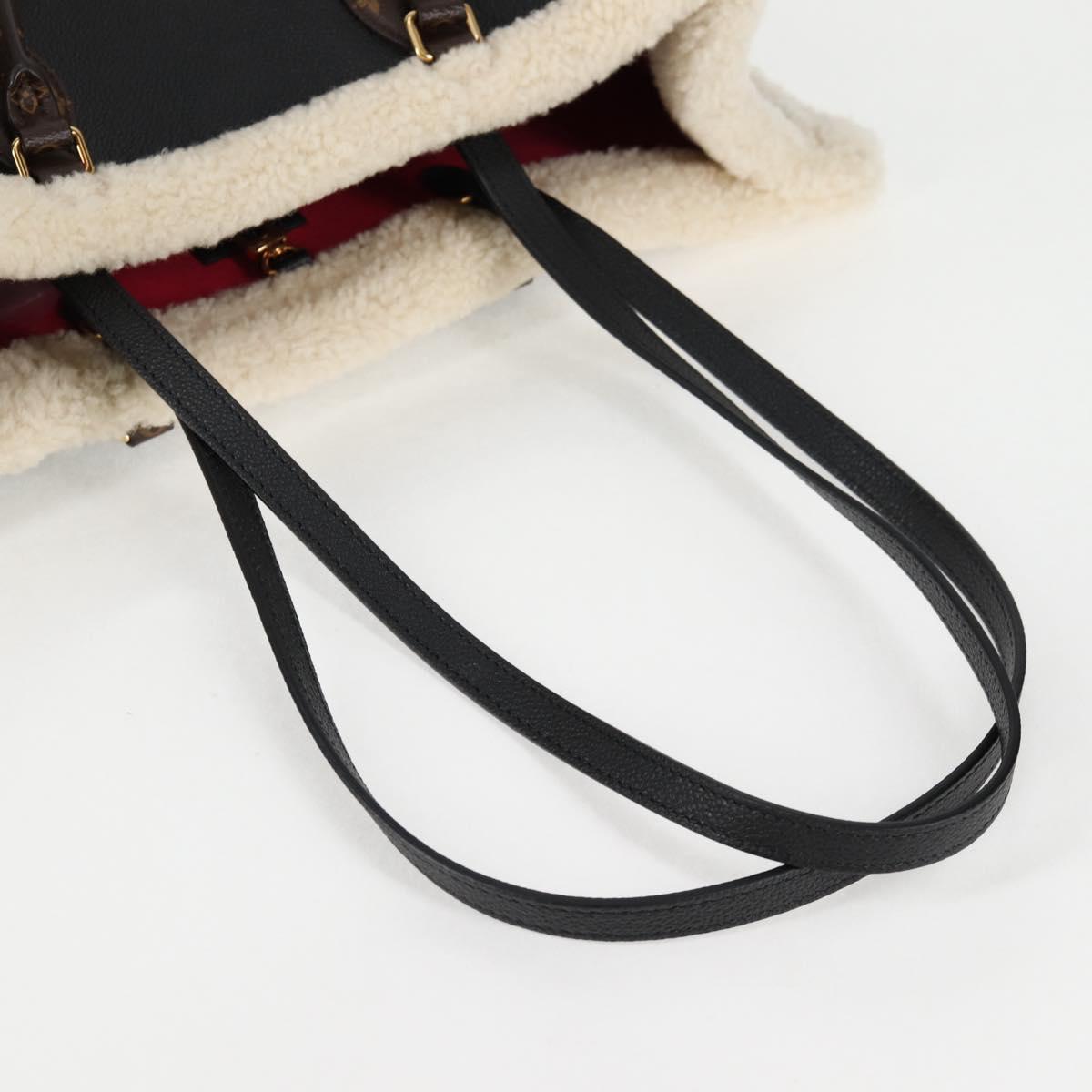 LOUIS VUITTON Monogram Shearing On The Go GM Tote Bag M56958 LV Auth 124652S