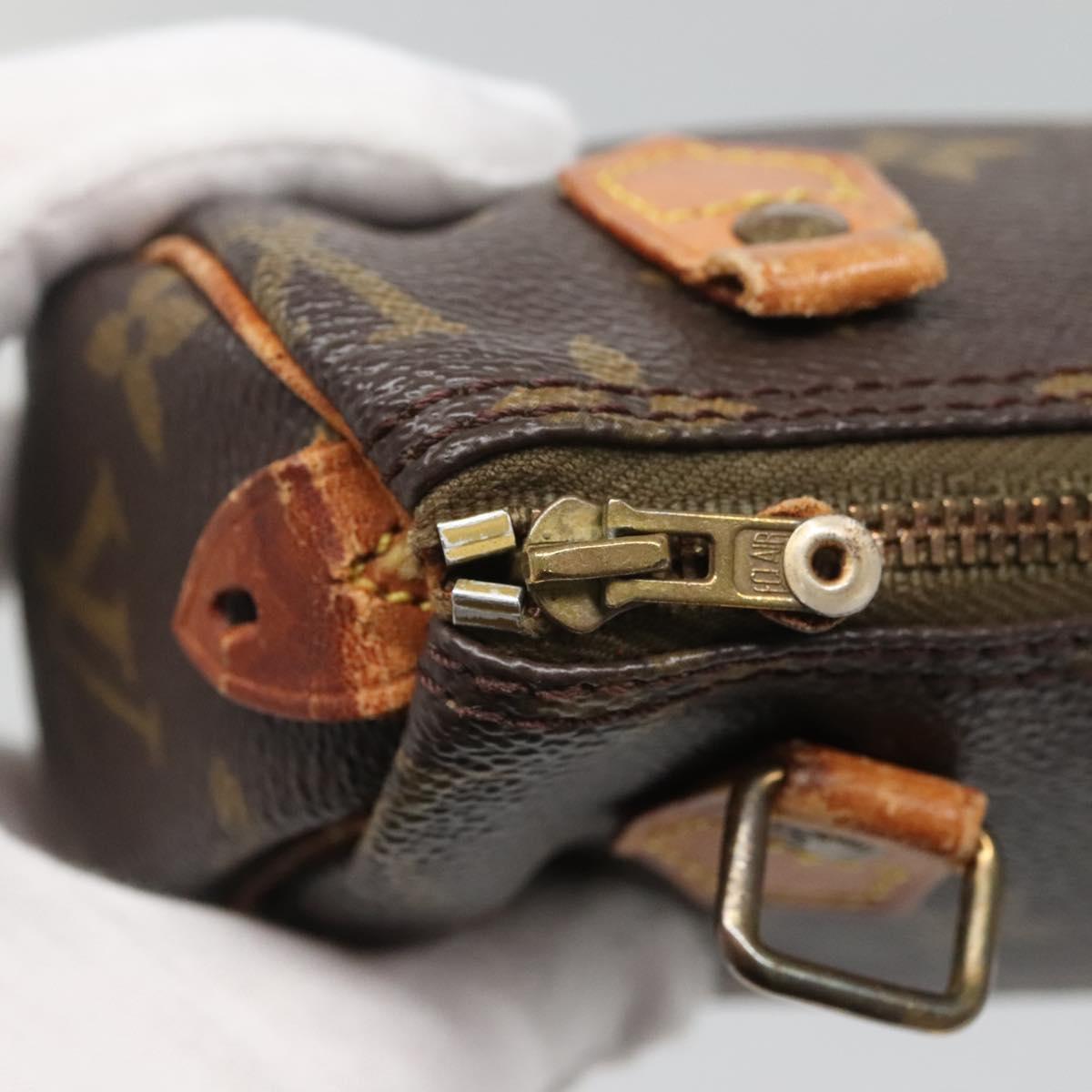 LOUIS VUITTON Monogram Mini Speedy Hand Bag M41534 LV Auth 124722