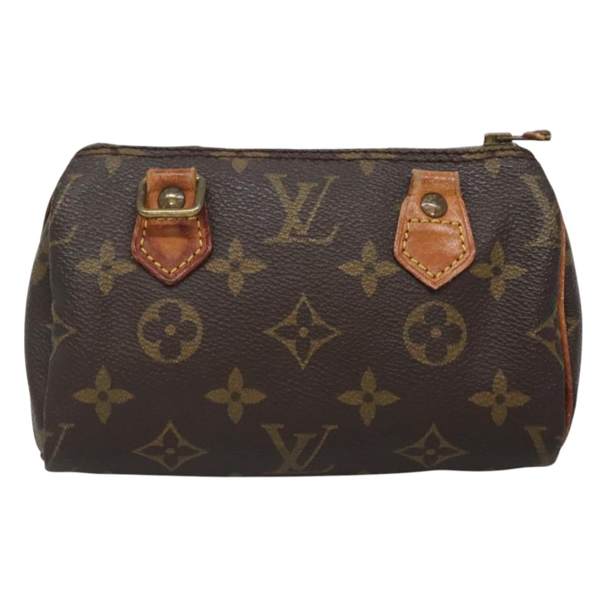 LOUIS VUITTON Monogram Mini Speedy Hand Bag M41534 LV Auth 124722
