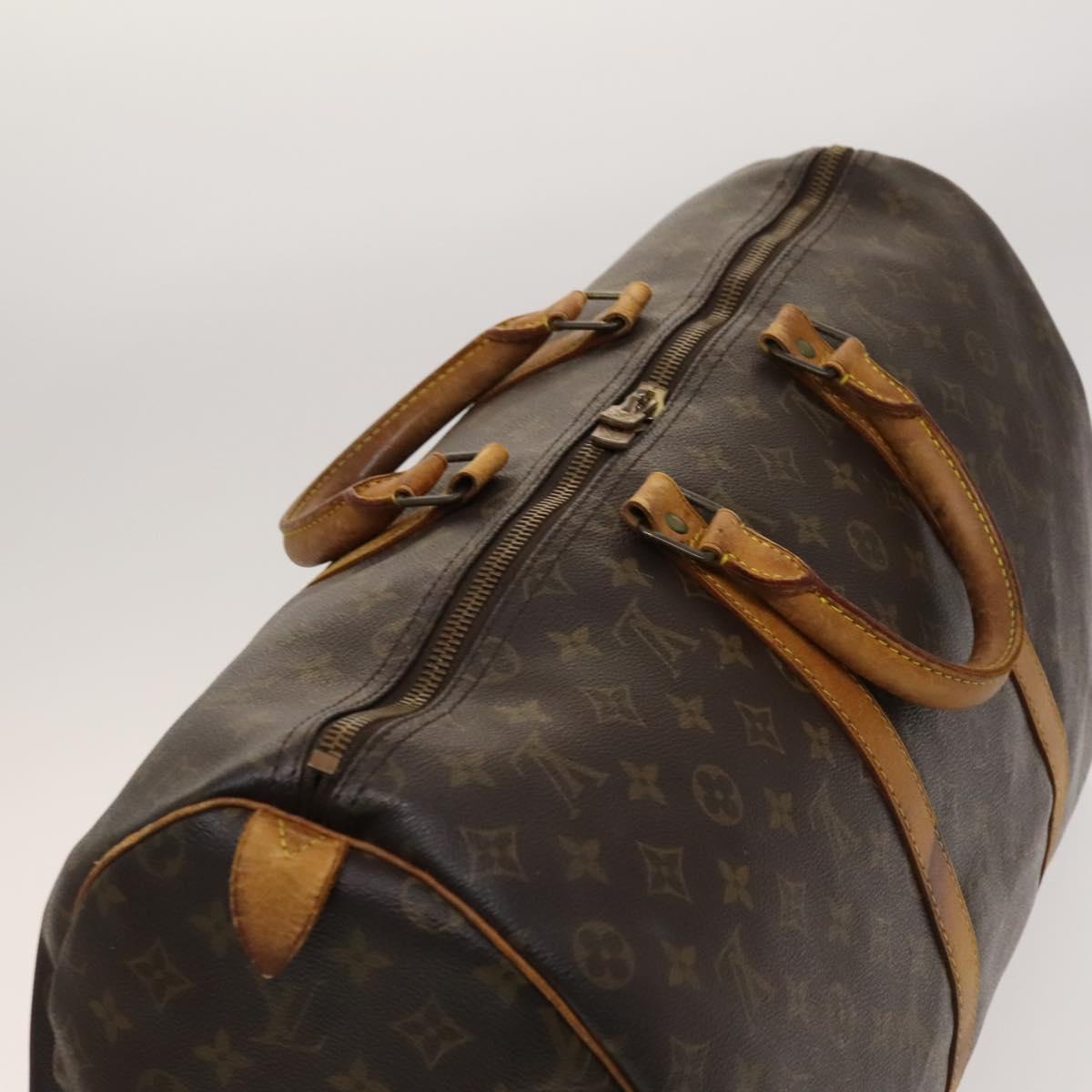 LOUIS VUITTON Monogram Keepall 50 Boston Bag M41426 LV Auth 124845