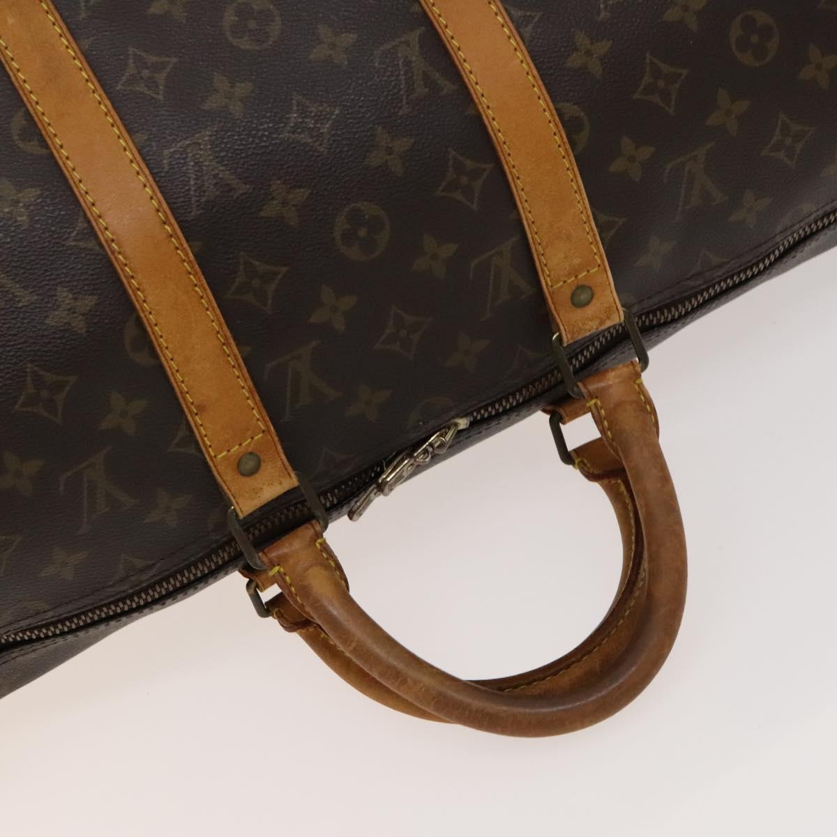 LOUIS VUITTON Monogram Keepall 50 Boston Bag M41426 LV Auth 124845