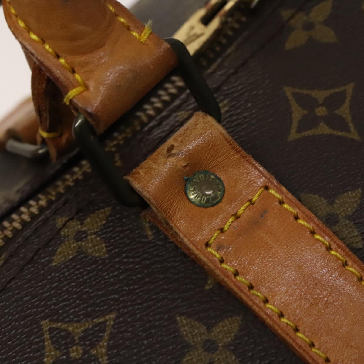 LOUIS VUITTON Monogram Keepall 60 Boston Bag M41422 LV Auth 124850