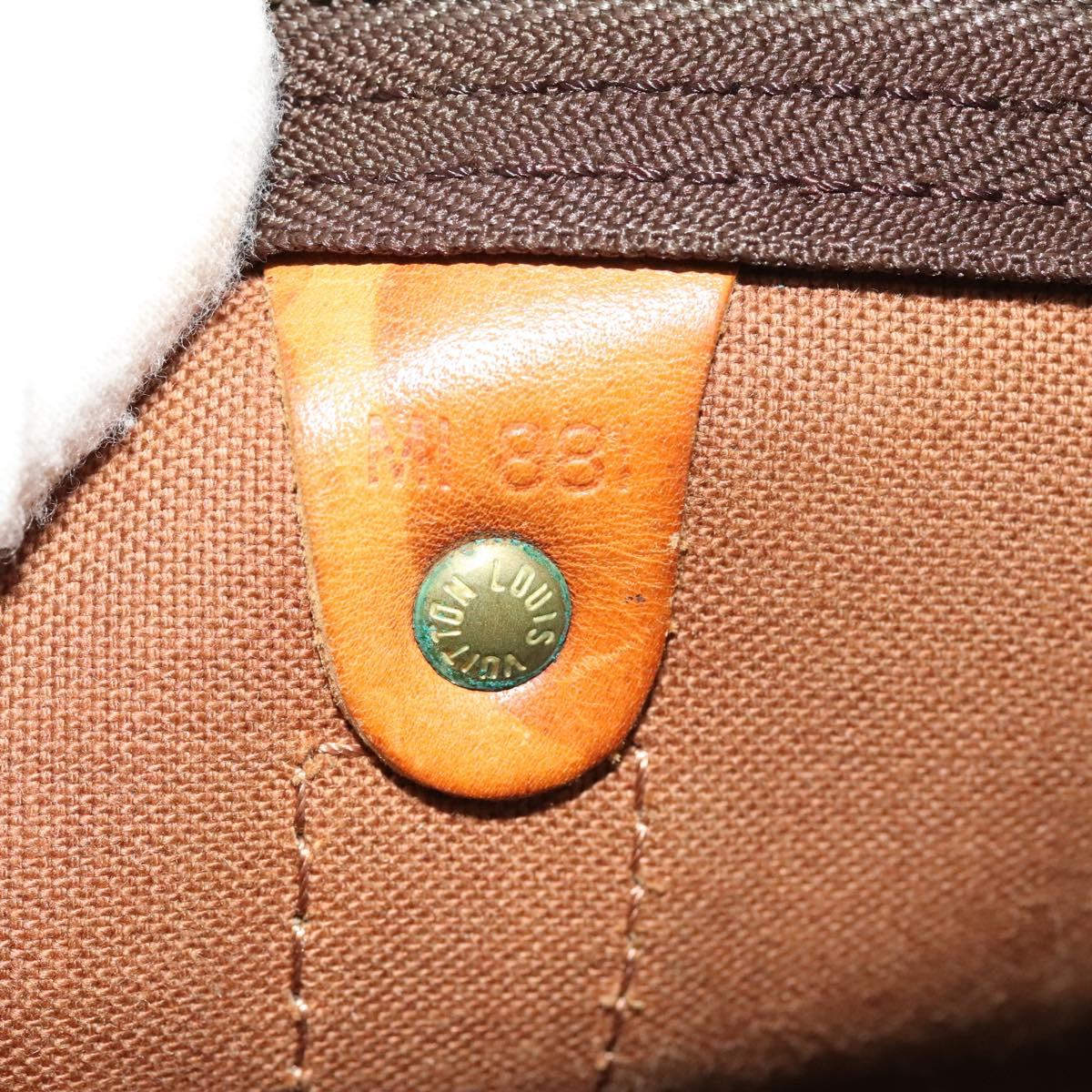 LOUIS VUITTON Monogram Keepall 60 Boston Bag M41422 LV Auth 124850