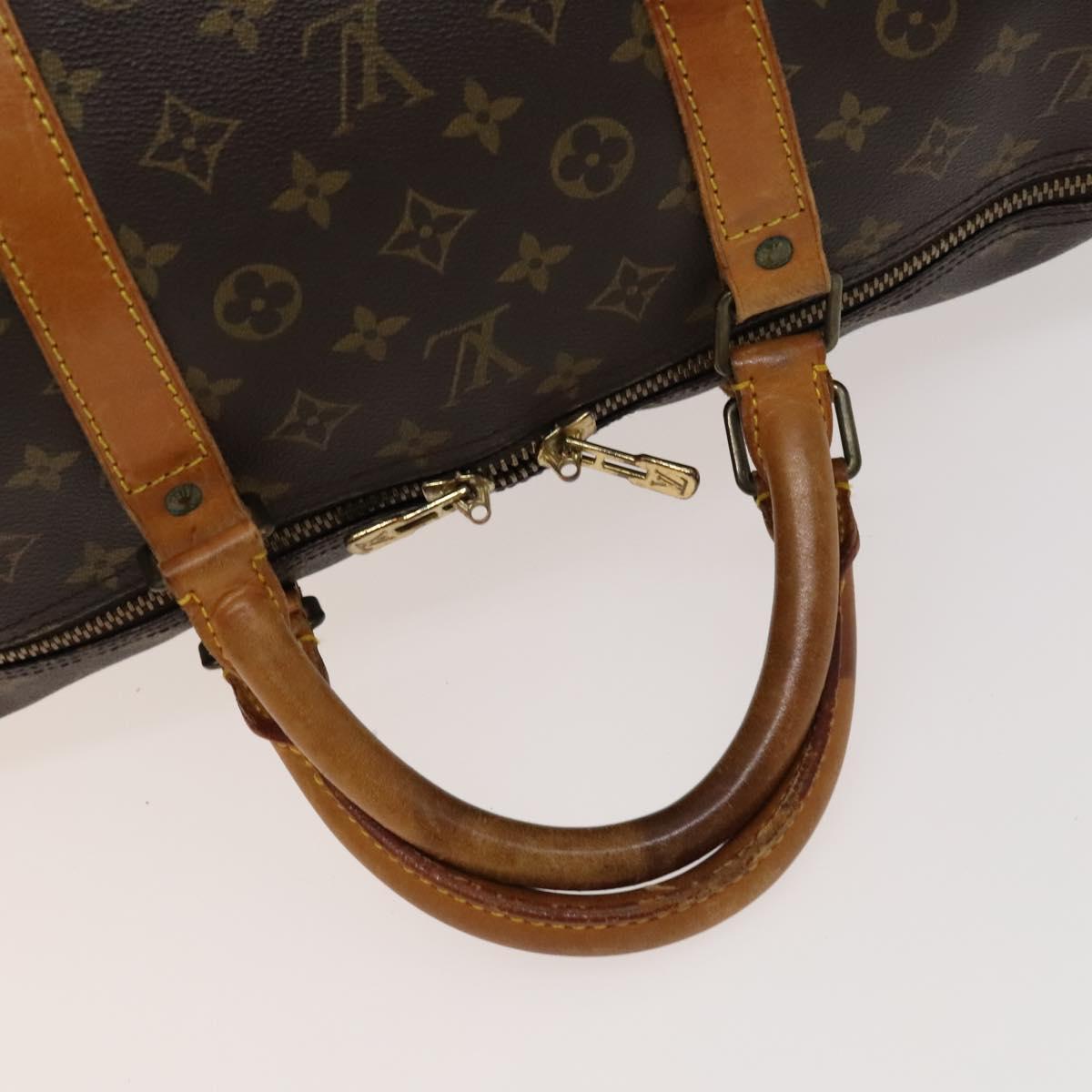 LOUIS VUITTON Monogram Keepall 60 Boston Bag M41422 LV Auth 124850