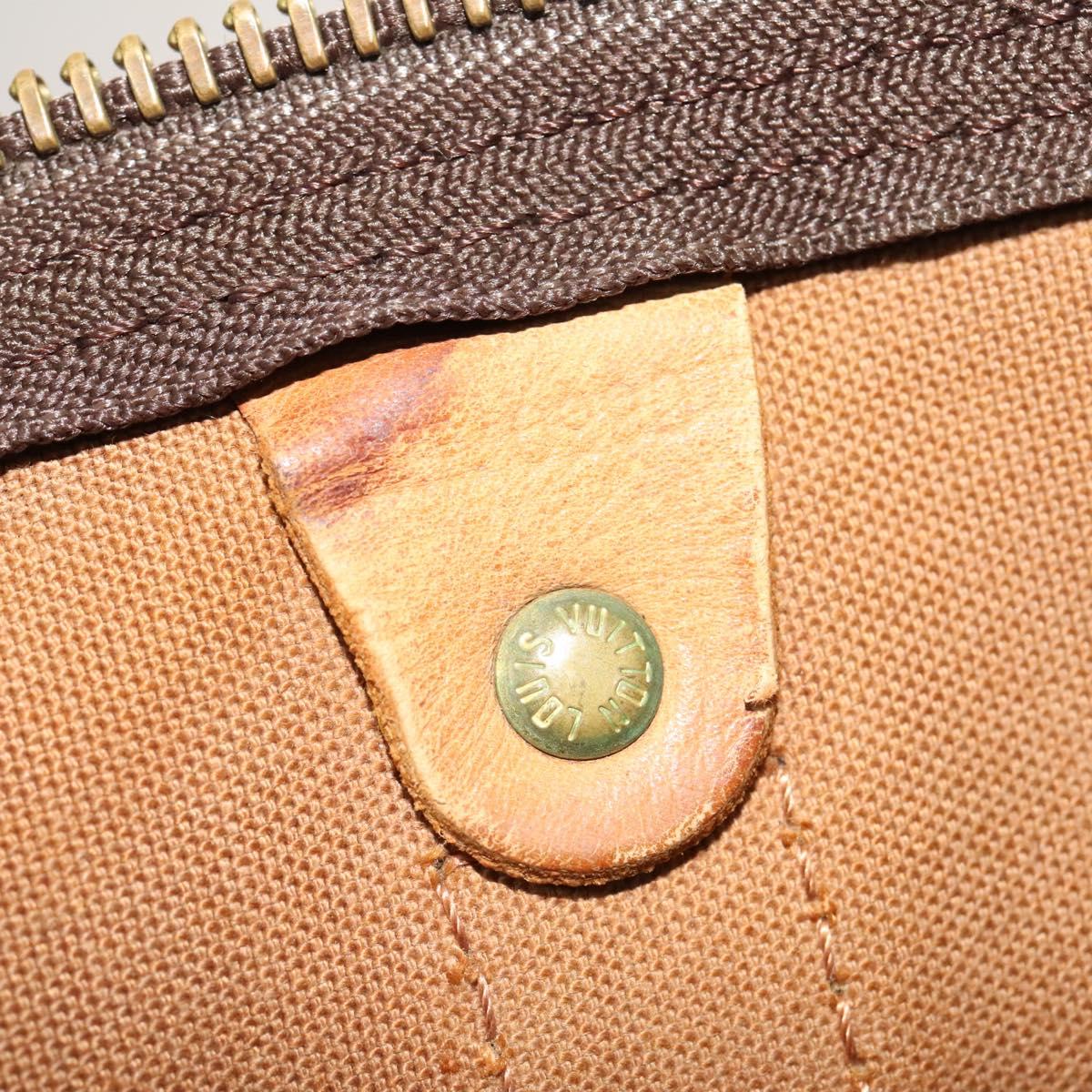 LOUIS VUITTON Monogram Keepall Bandouliere 60 Boston Bag M41412 LV Auth 124854