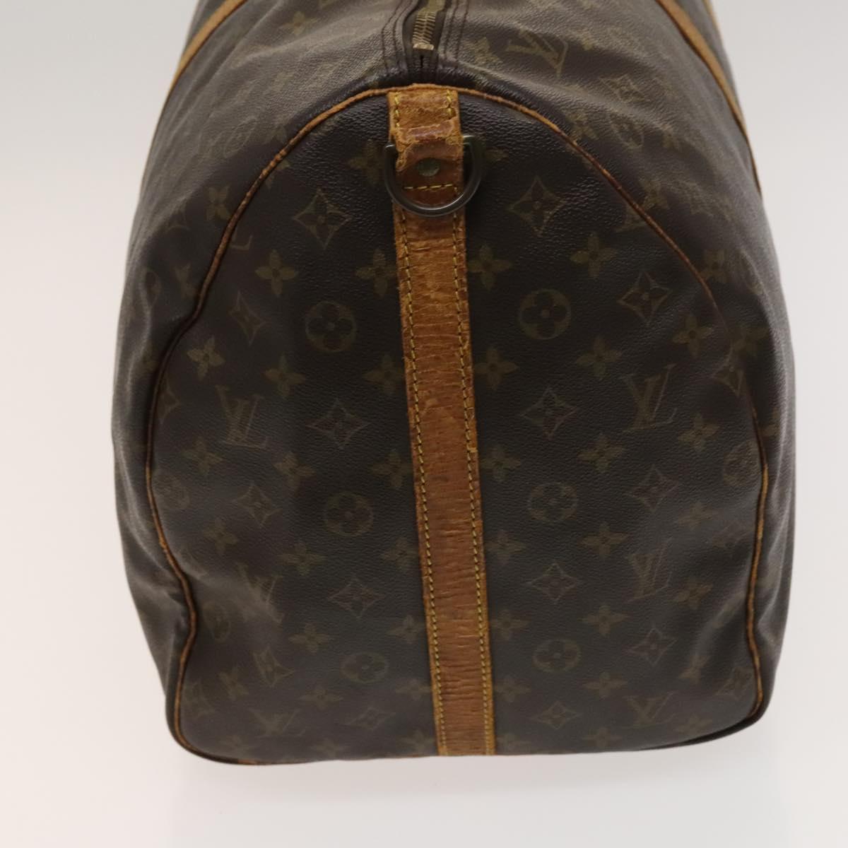 LOUIS VUITTON Monogram Keepall Bandouliere 60 Boston Bag M41412 LV Auth 124854