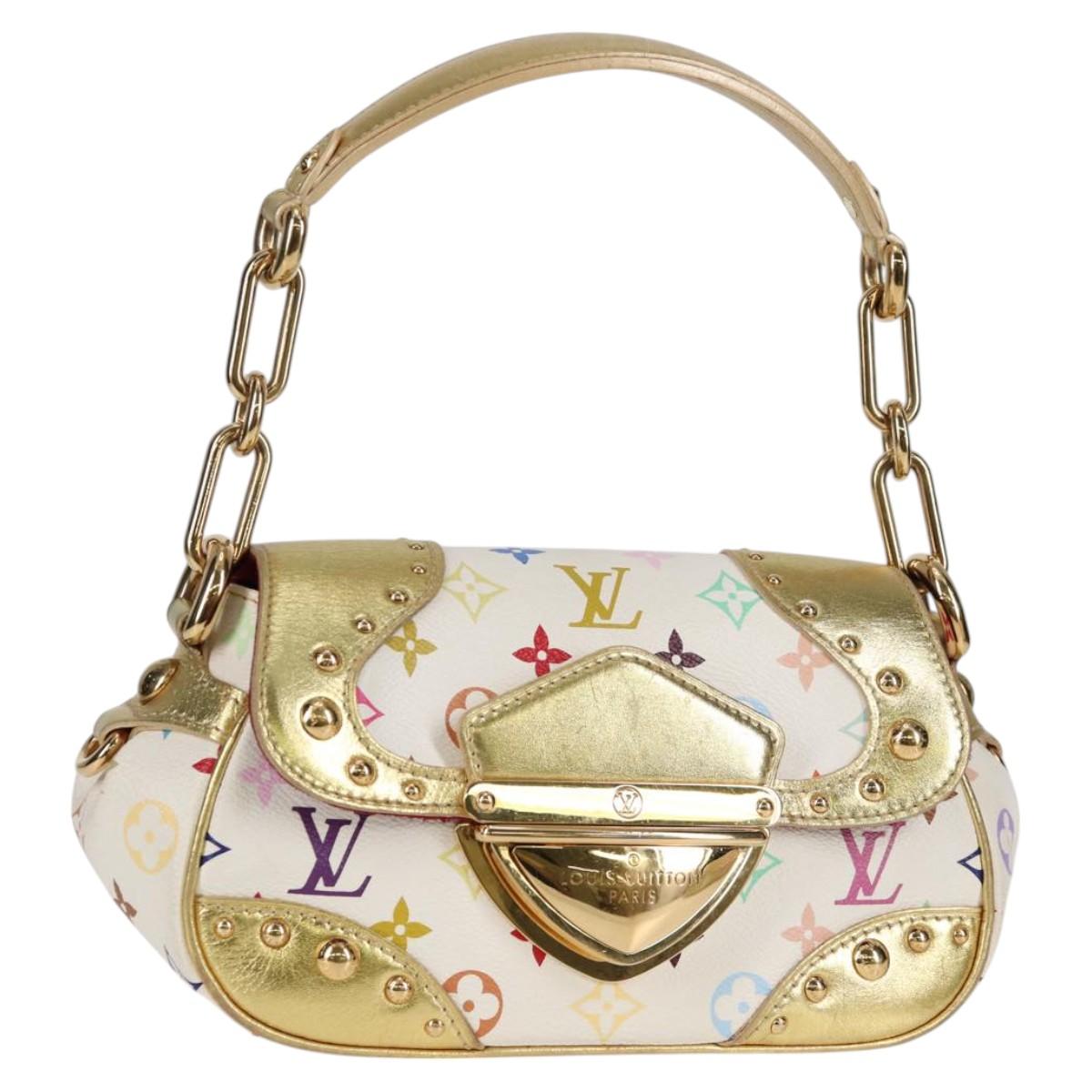 LOUIS VUITTON Monogram Multicolor Marilyn All Bag White M40206 LV Auth 124890SAV
