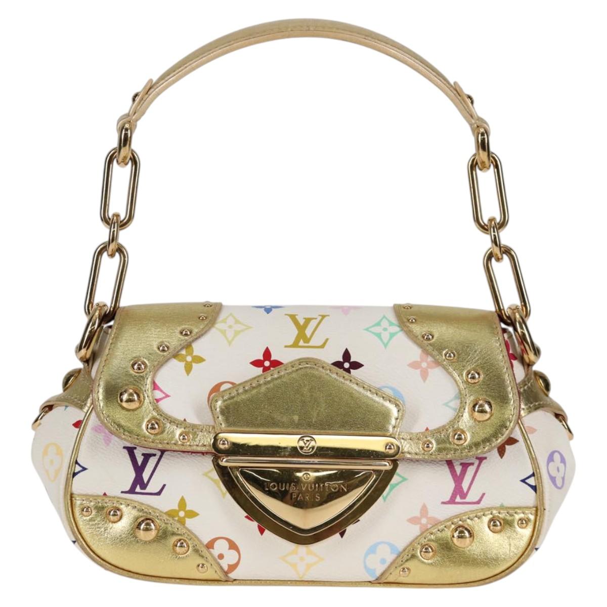 LOUIS VUITTON Monogram Multicolor Marilyn All Bag White M40206 LV Auth 124890SAV