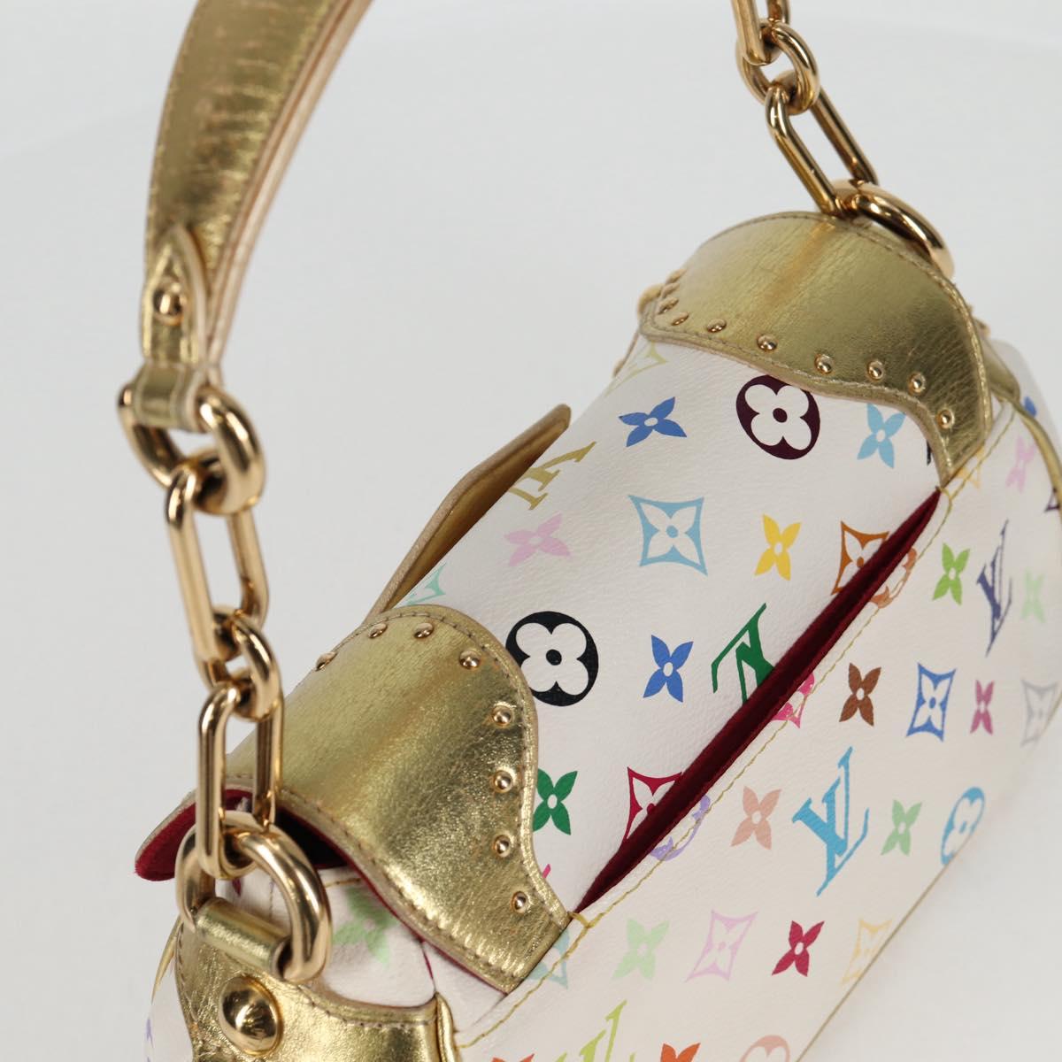 LOUIS VUITTON Monogram Multicolor Marilyn All Bag White M40206 LV Auth 124890SAV