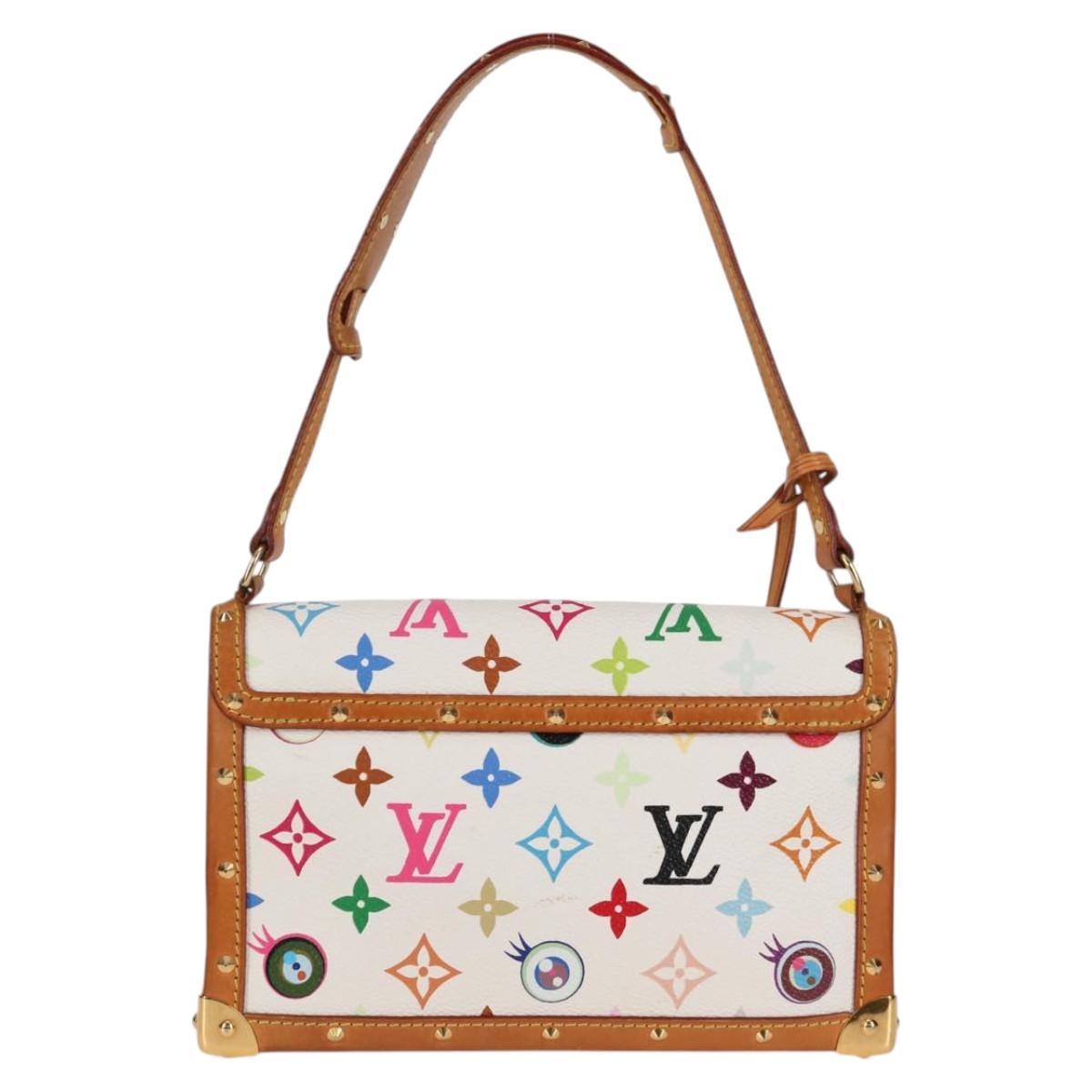 LOUIS VUITTON Multicolor Ribbon Pochette I Miss You Bag M92051 Auth 124891V