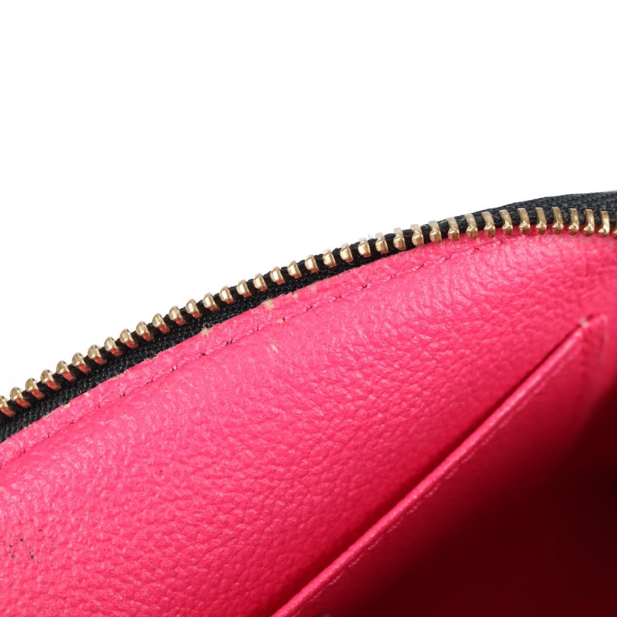 LOUIS VUITTON Multicolor Pochette Cosmetic Pouch Black M47355 Auth 124893V