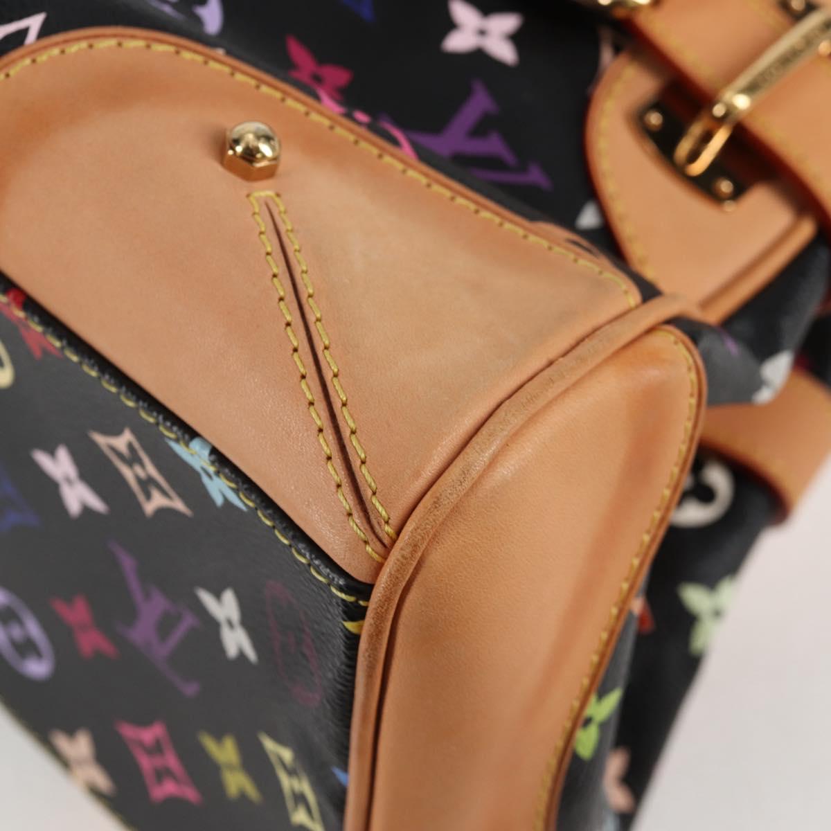 LOUIS VUITTON Monogram Multicolor Claudia Hand Bag Black M40194 LV Auth 124894SAV
