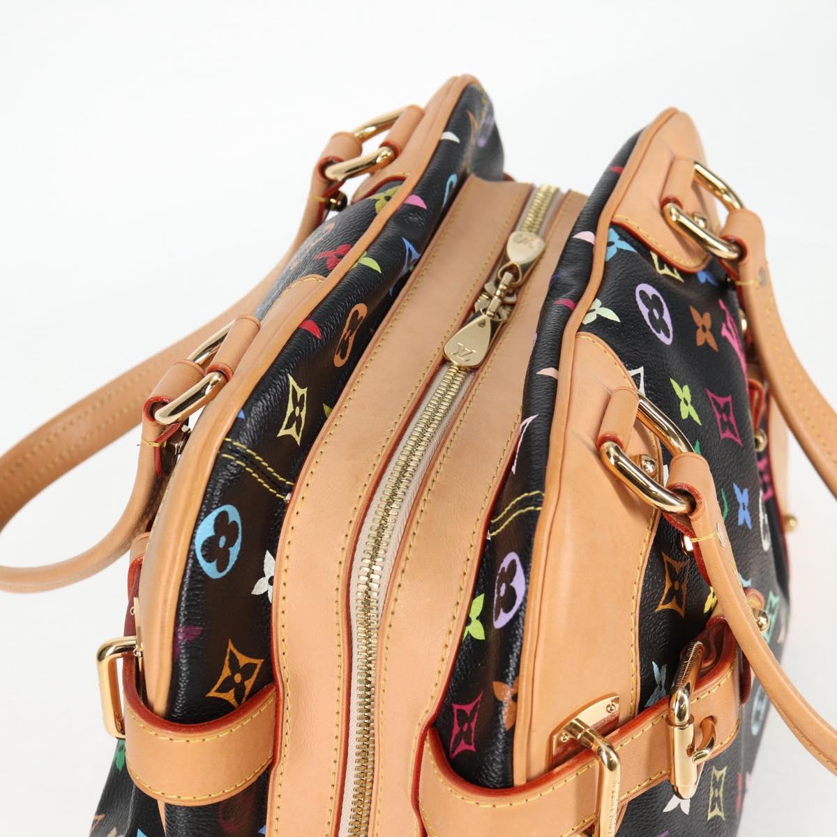 LOUIS VUITTON Monogram Multicolor Claudia Hand Bag Black M40194 LV Auth 124894SAV