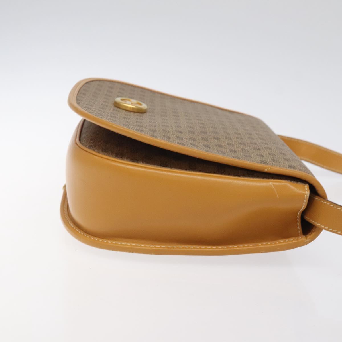 GUCCI Micro GG Supreme Shoulder Bag PVC Beige Gold 004 112 0363 Auth 124986