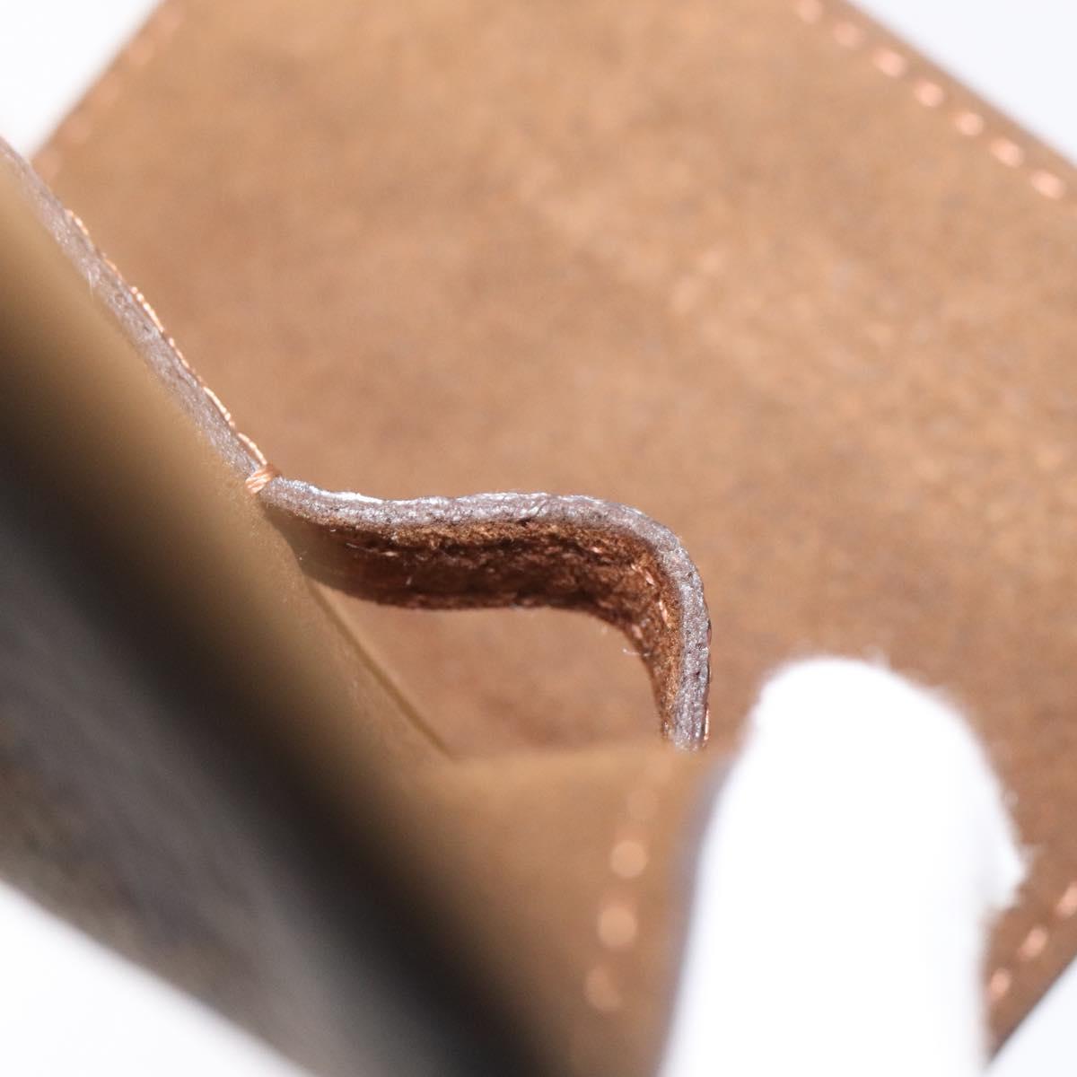 LOUIS VUITTON Damier Ebene Cuff Case LV Auth 125015