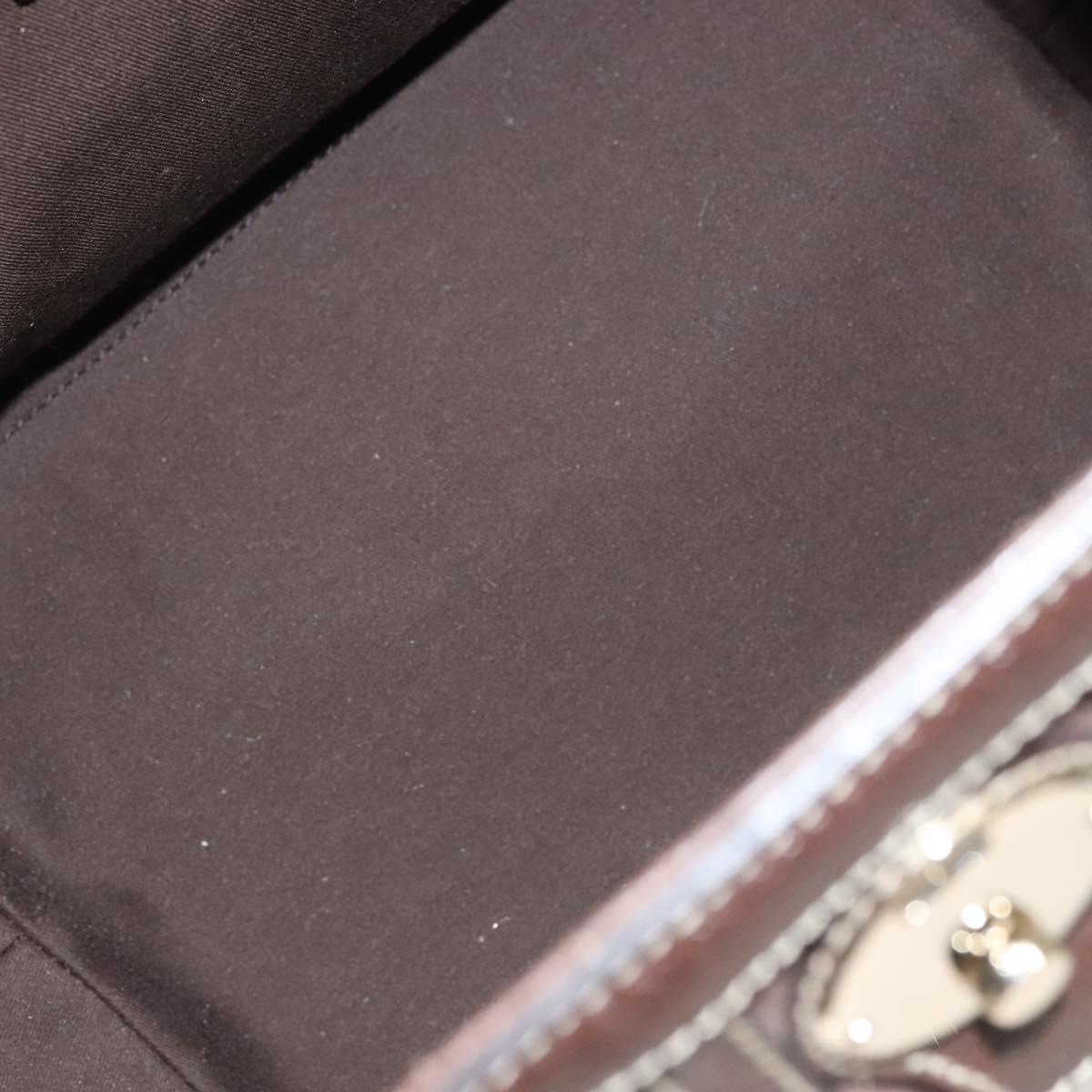 GUCCI Hand Bag Canvas Brown Gold 146002 Auth 125025