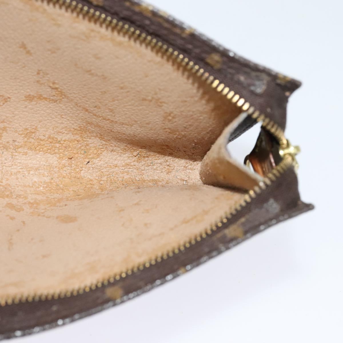 LOUIS VUITTON Monogram Bucket PM Accessory Pouch LV Auth 125037