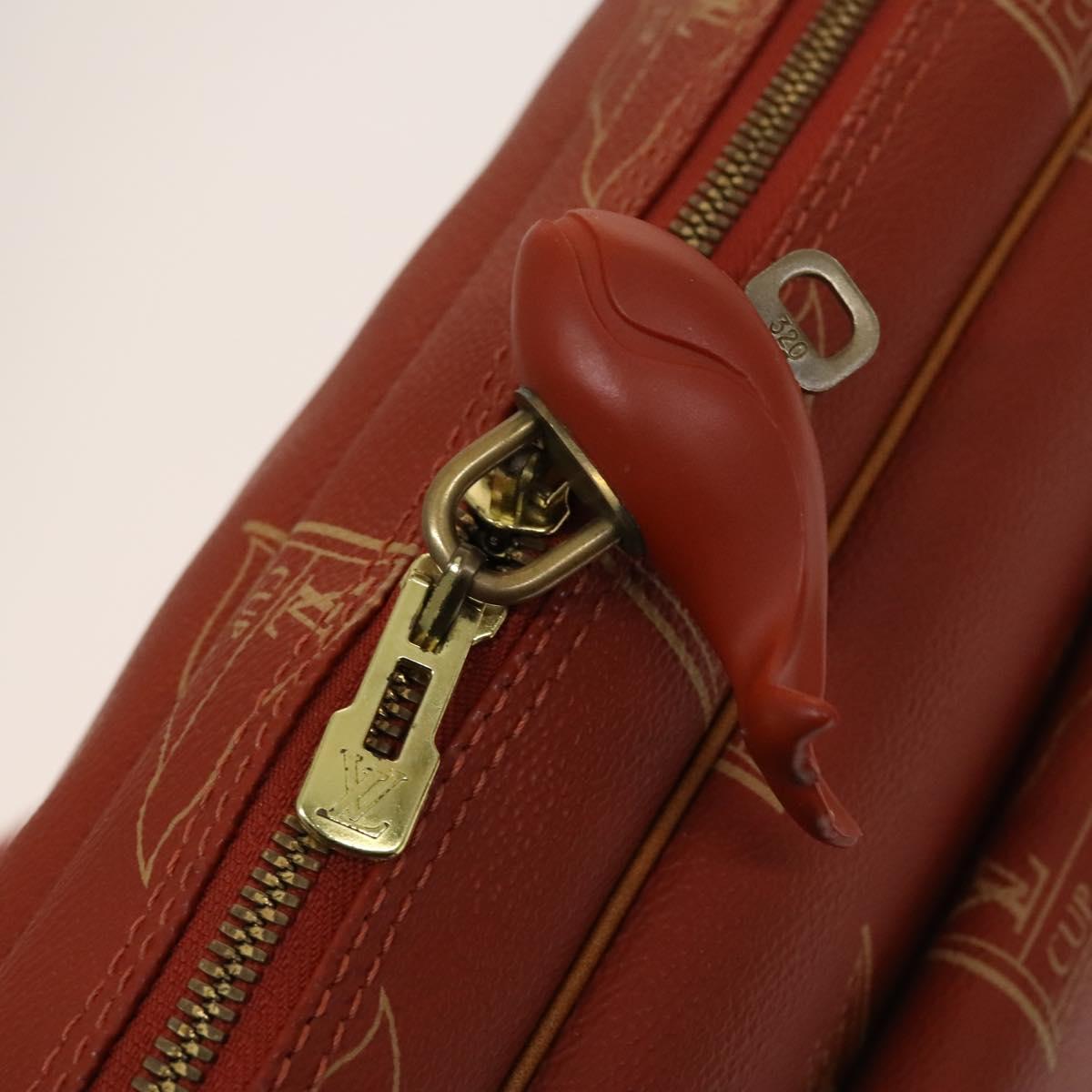 LOUIS VUITTON LOUIS VUITTON Cup Calvi Bag Red Aboganie M80028 LV Auth 125072