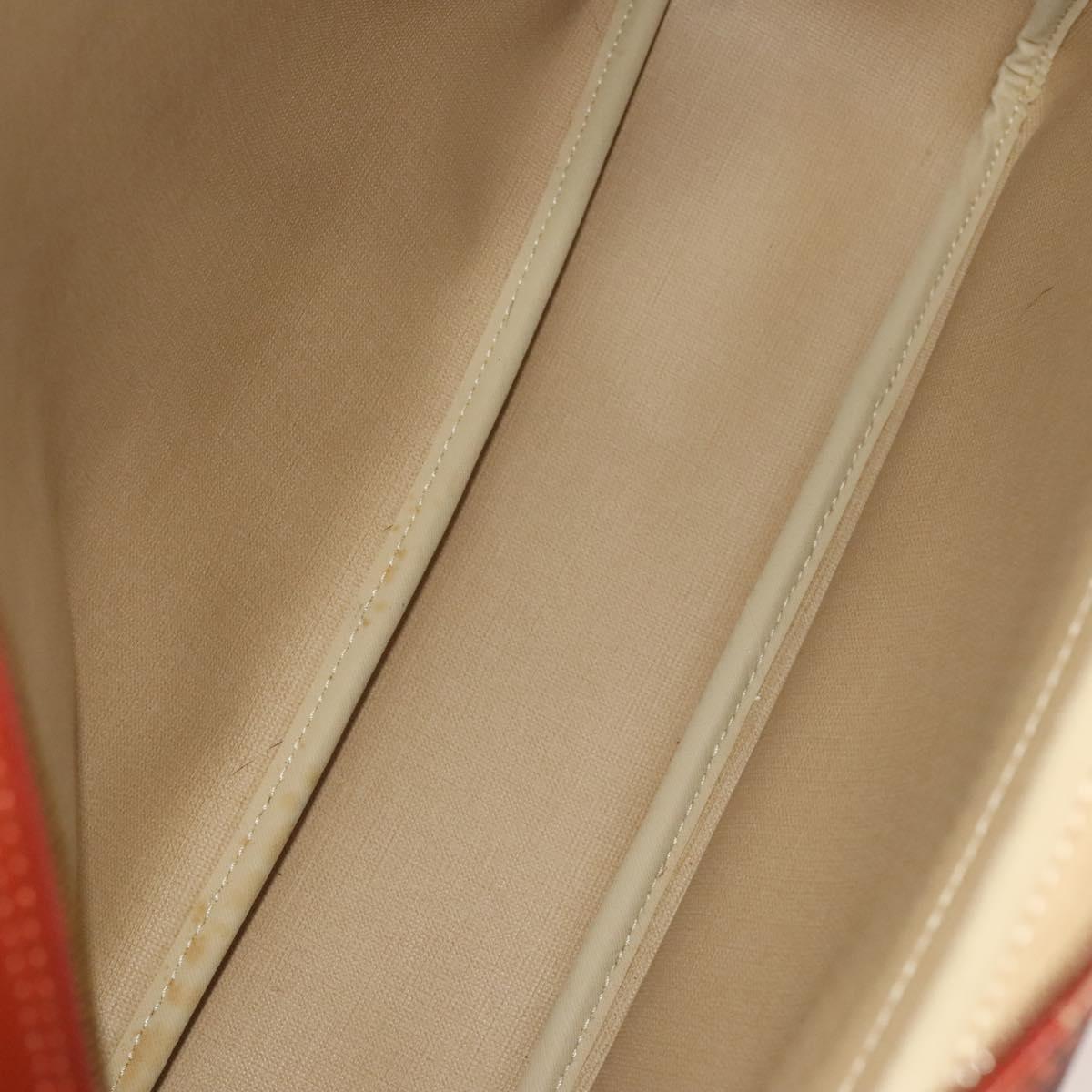 LOUIS VUITTON LOUIS VUITTON Cup Calvi Bag Red Aboganie M80028 LV Auth 125072