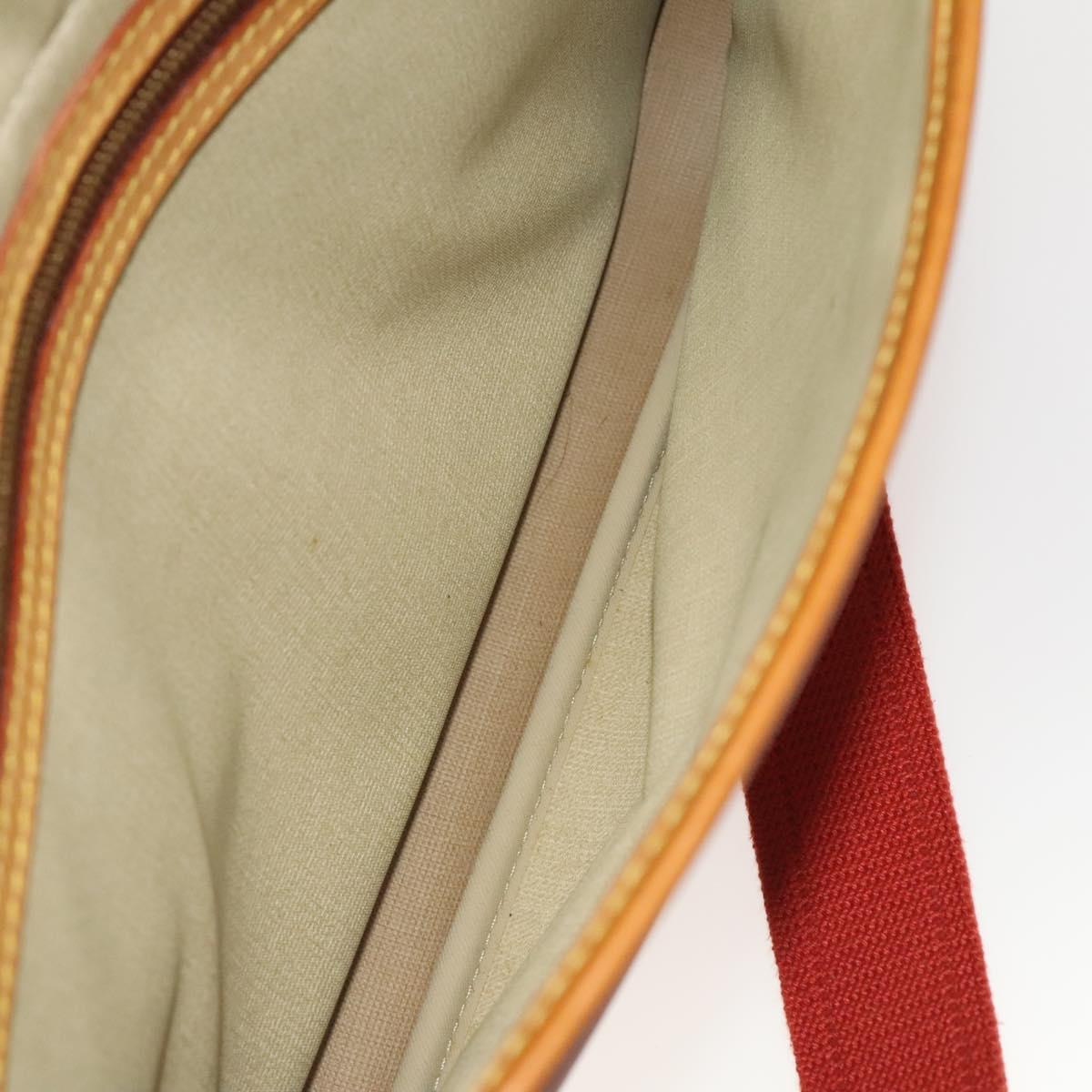 LOUIS VUITTON LOUIS VUITTON Cup Calvi Bag Red Aboganie M80028 LV Auth 125072