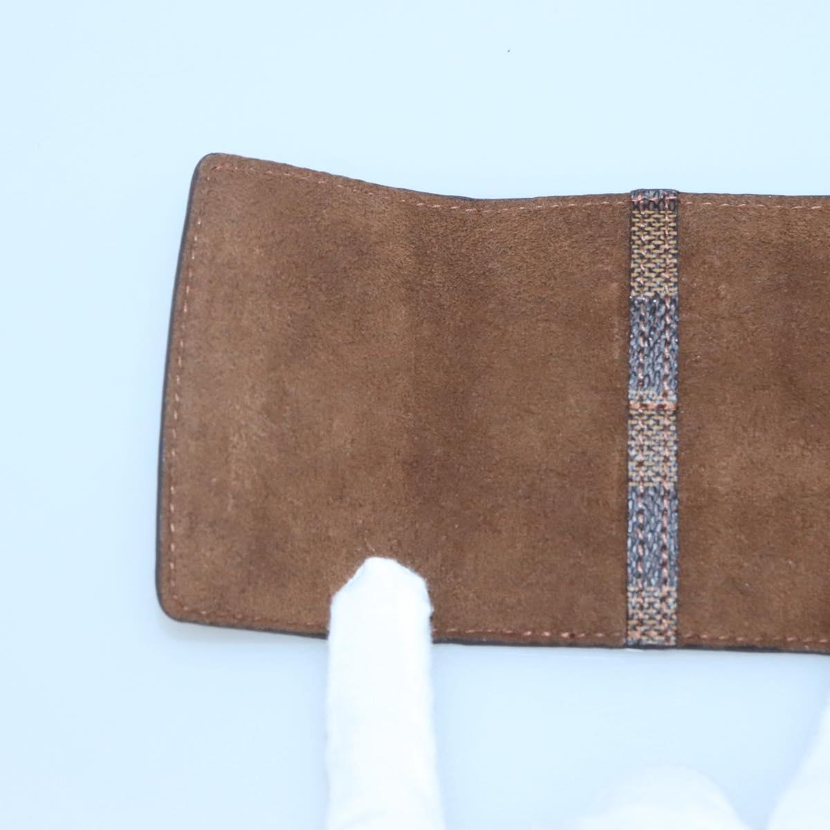 LOUIS VUITTON Damier Ebene Cuff Case LV Auth 125074