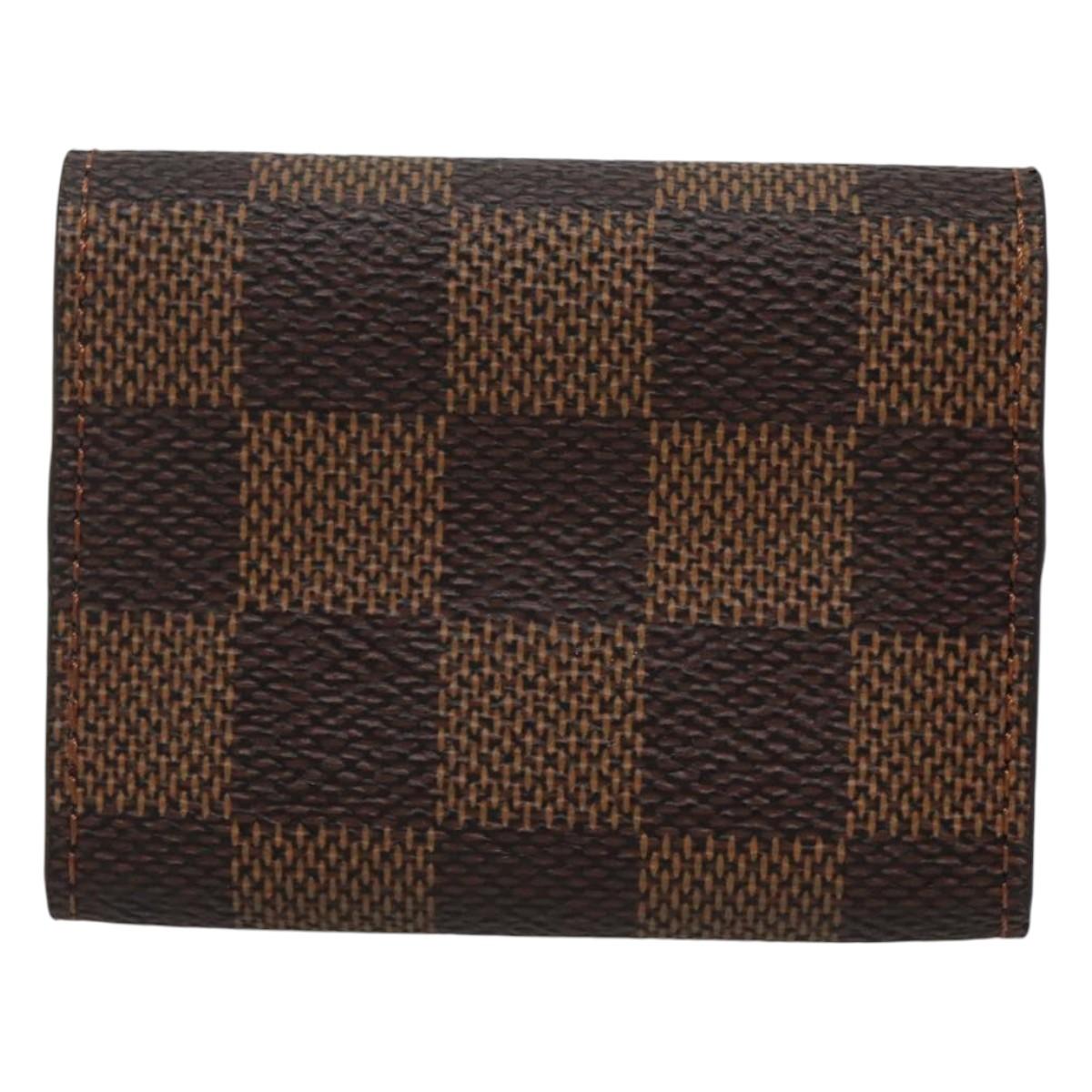 LOUIS VUITTON Damier Ebene Cuff Case LV Auth 125074