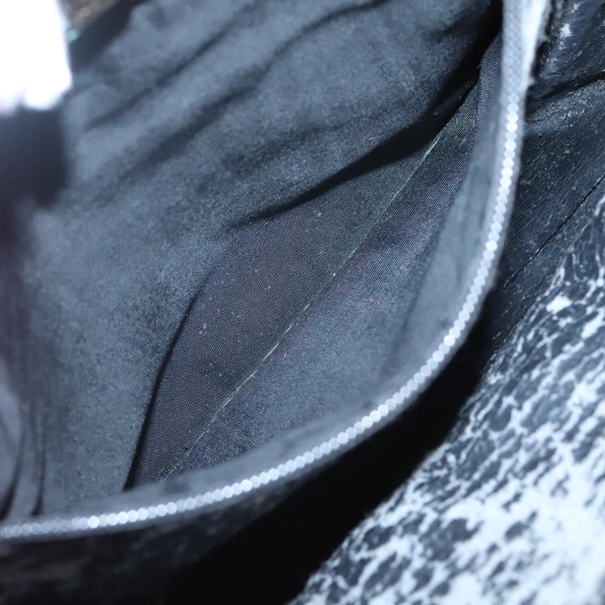 LOEWE Anagram Shoulder Bag Leather Pink gold Auth 125100