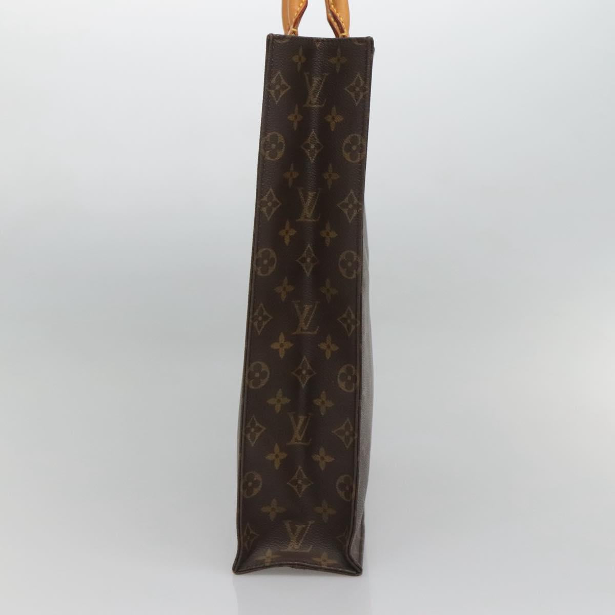 LOUIS VUITTON Monogram Sac Plat Hand Bag M51140 LV Auth 125127