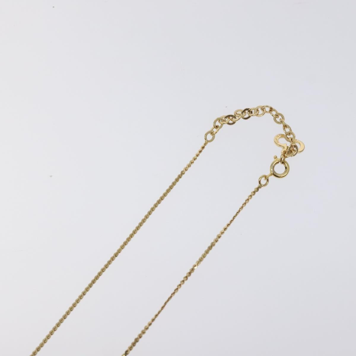 Christian Dior Necklace metal Gold Auth 125144