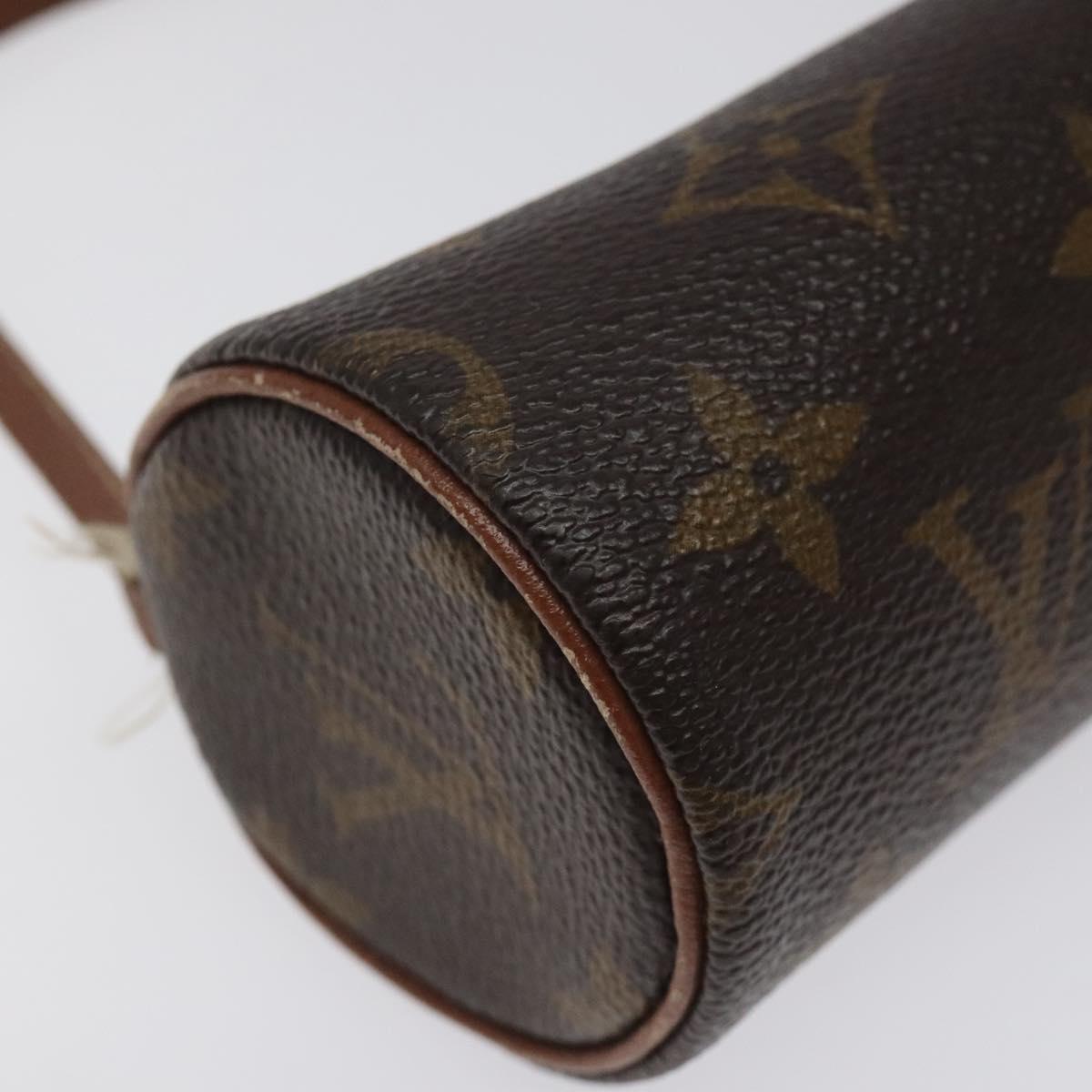 LOUIS VUITTON Monogram Papillon Pouch LV Auth 125163