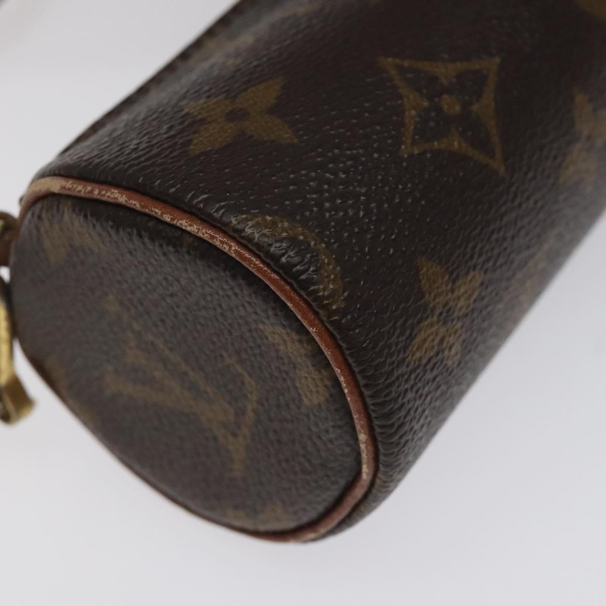 LOUIS VUITTON Monogram Papillon Pouch LV Auth 125163