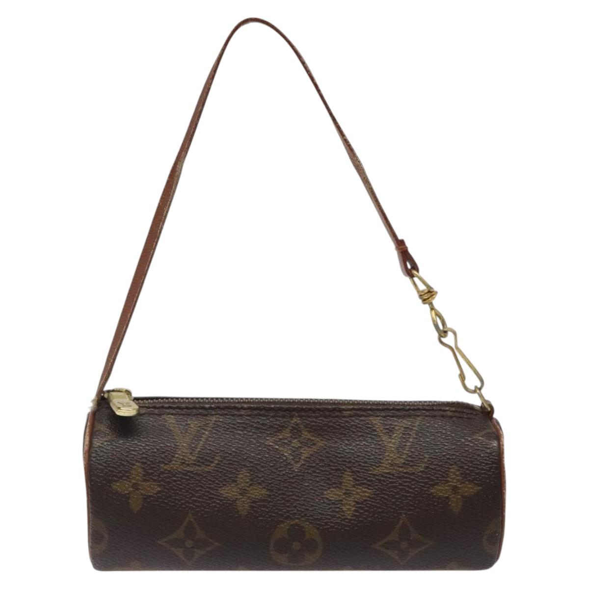LOUIS VUITTON Monogram Papillon Pouch LV Auth 125163