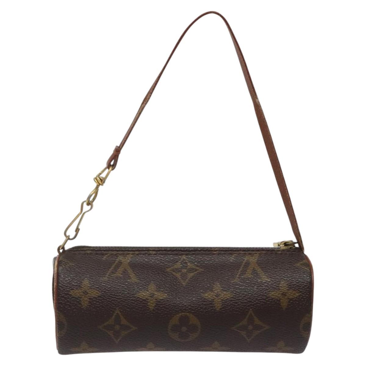 LOUIS VUITTON Monogram Papillon Pouch LV Auth 125163