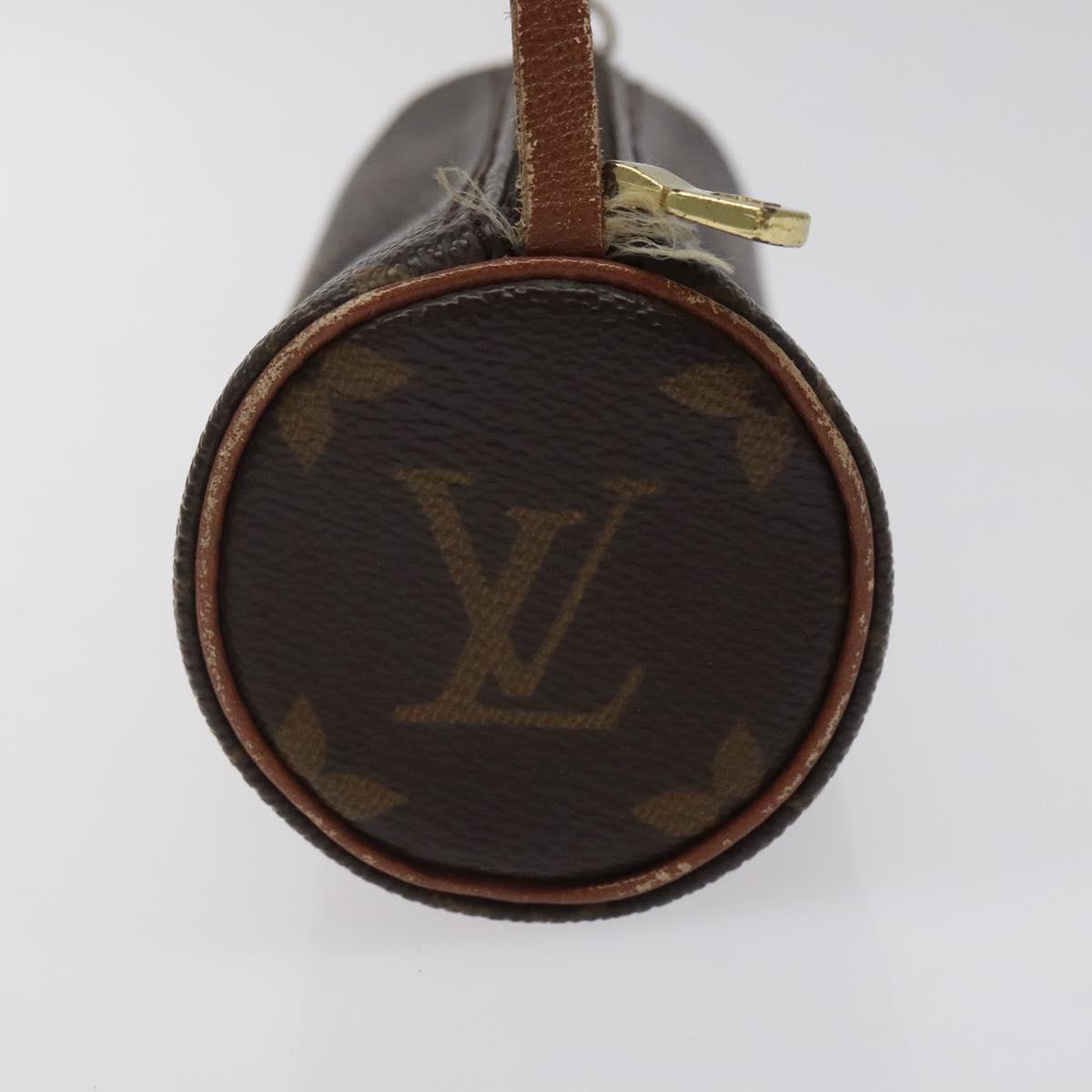LOUIS VUITTON Monogram Papillon Pouch LV Auth 125163