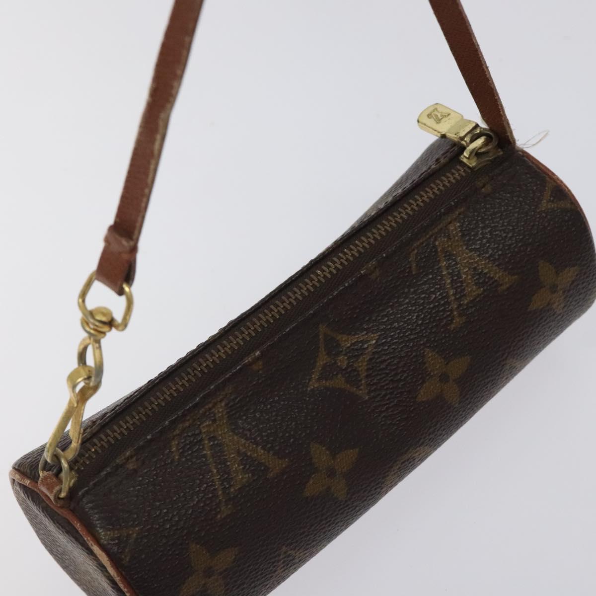 LOUIS VUITTON Monogram Papillon Pouch LV Auth 125163