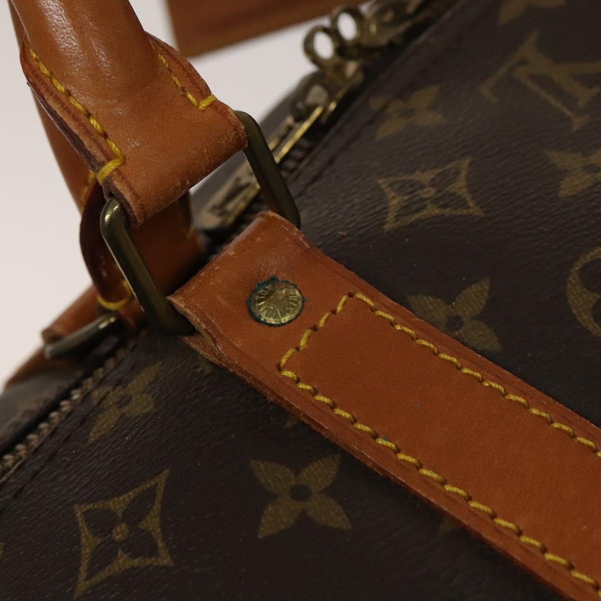 LOUIS VUITTON Monogram Keepall 60 Boston Bag M41422 LV Auth 125167