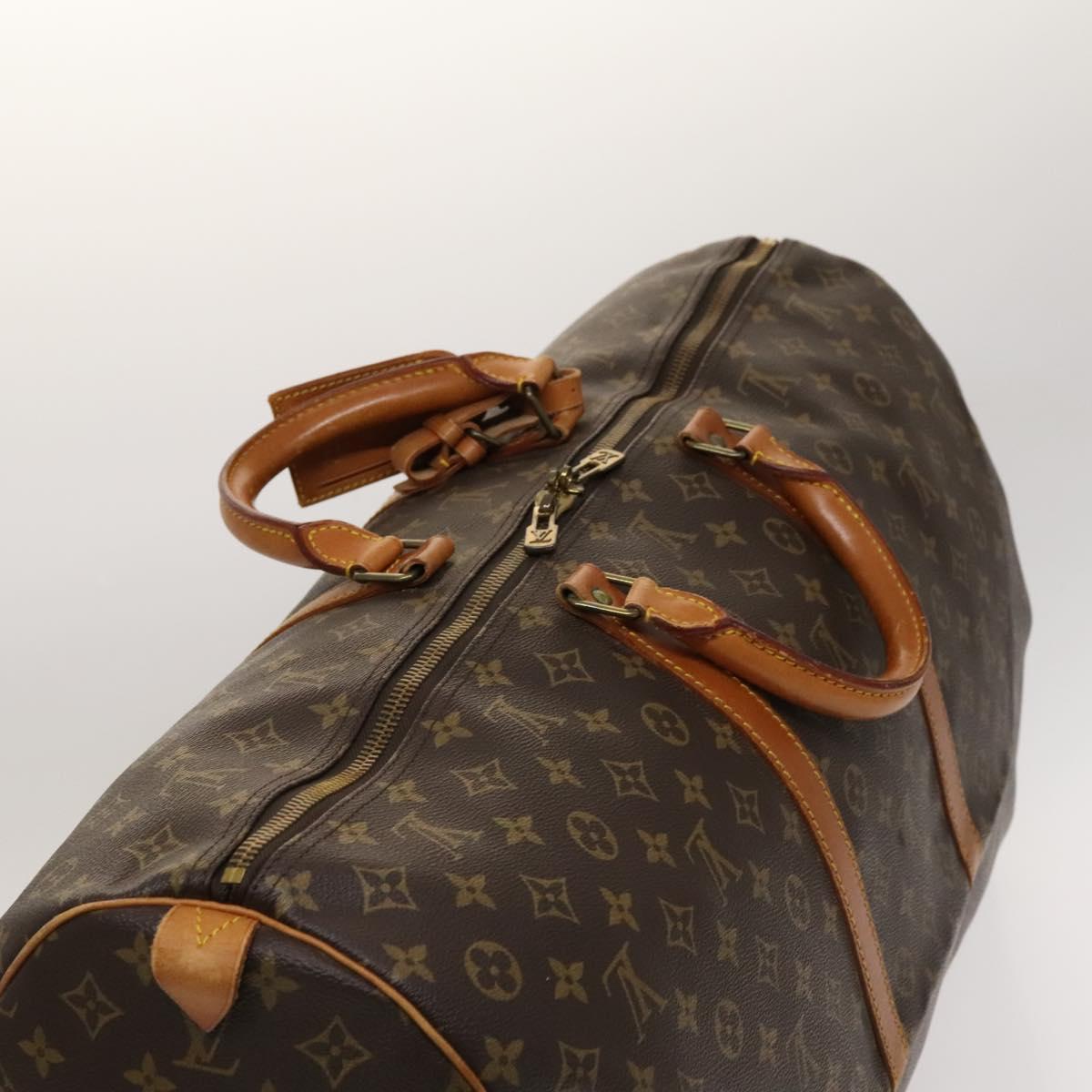 LOUIS VUITTON Monogram Keepall 60 Boston Bag M41422 LV Auth 125167