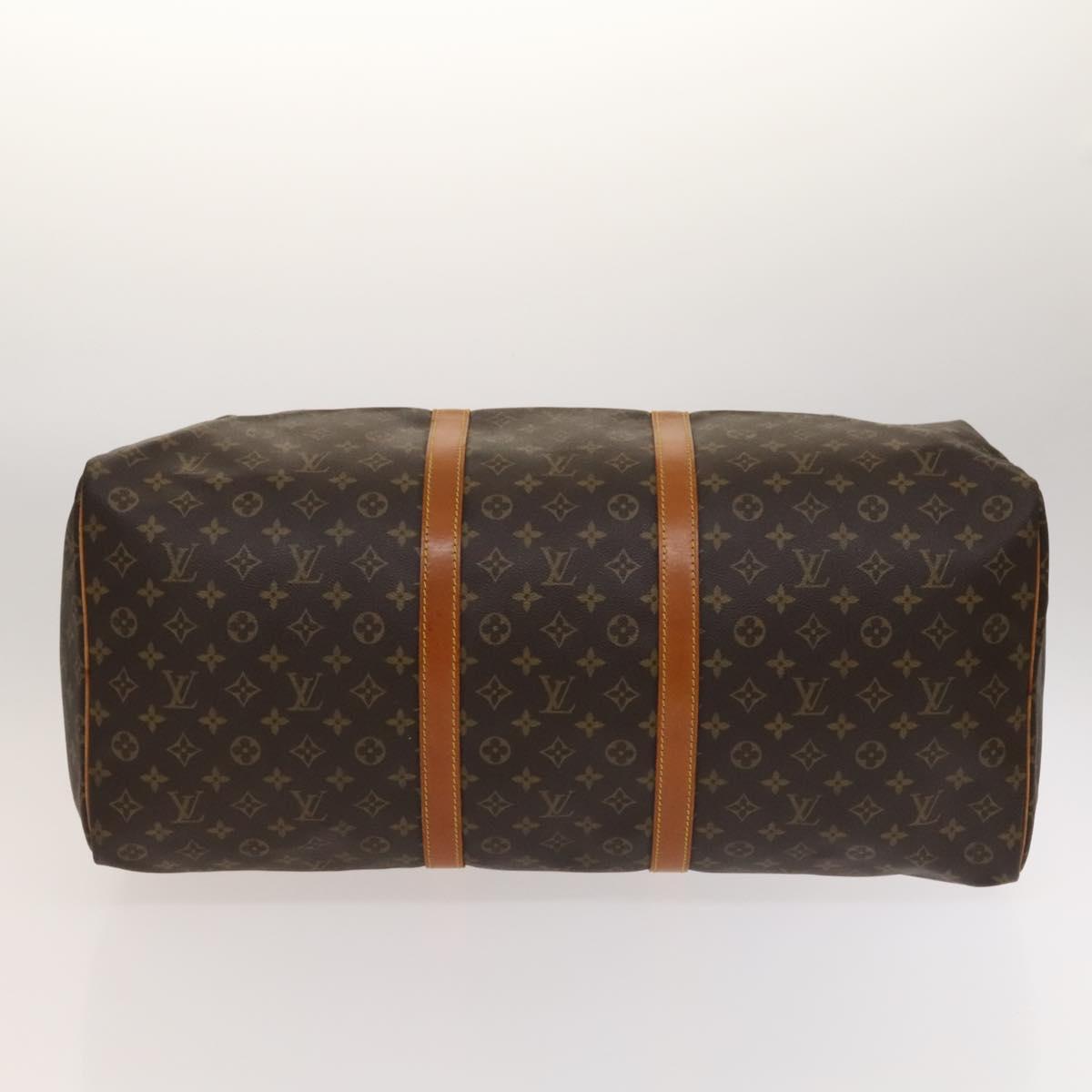 LOUIS VUITTON Monogram Keepall 60 Boston Bag M41422 LV Auth 125167