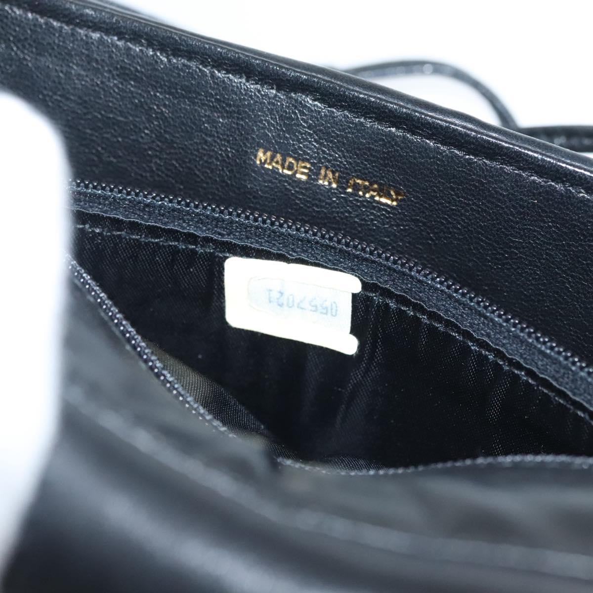 CHANEL Shoulder Bag Lamb Skin White CC Auth 125205