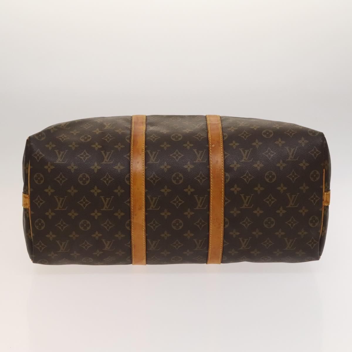LOUIS VUITTON Monogram Keepall Bandouliere 50 Boston Bag M41416 LV Auth 125289