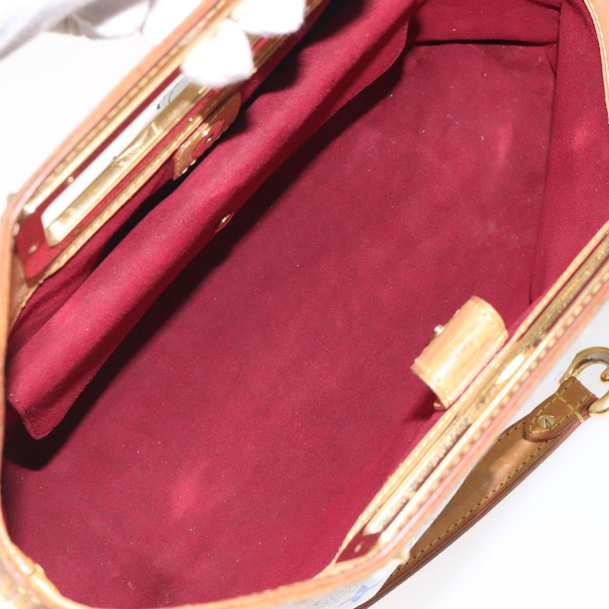 LOUIS VUITTON Monogram Multicolor Judy MM Bag 2Way White M40255 LV Auth 125291