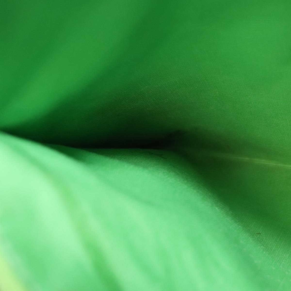 BVLGARI Logogram Tote Bag Canvas Light Blue Silver Auth 125302