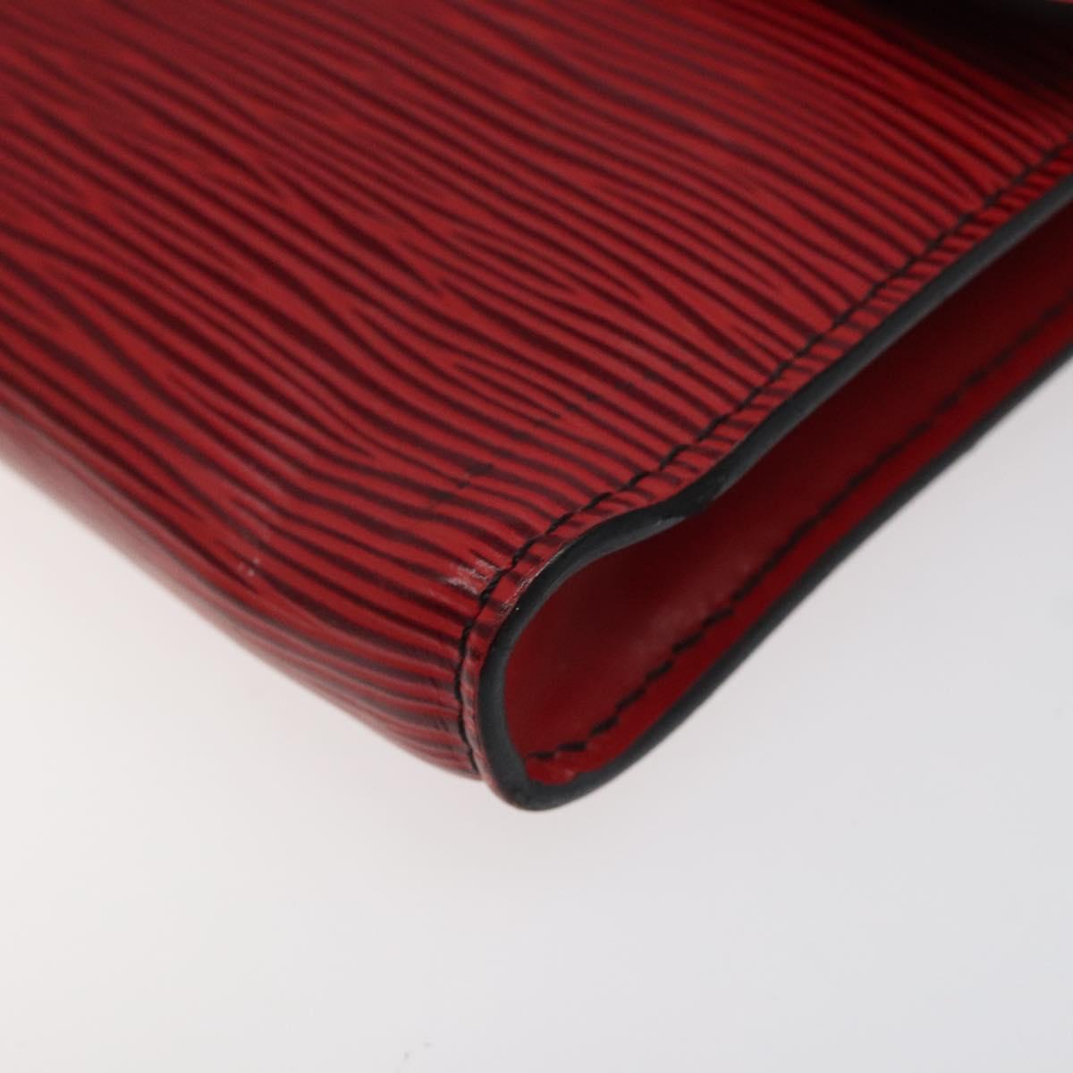 LOUIS VUITTON Epi Pochette Arche Shoulder Bag Red M52577 LV Auth 125313
