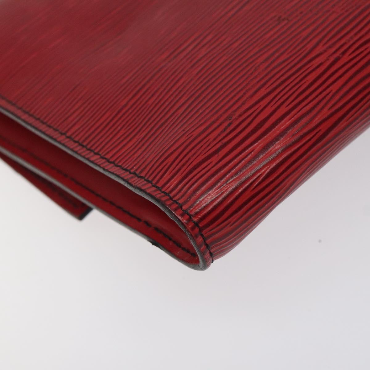 LOUIS VUITTON Epi Pochette Arche Shoulder Bag Red M52577 LV Auth 125313