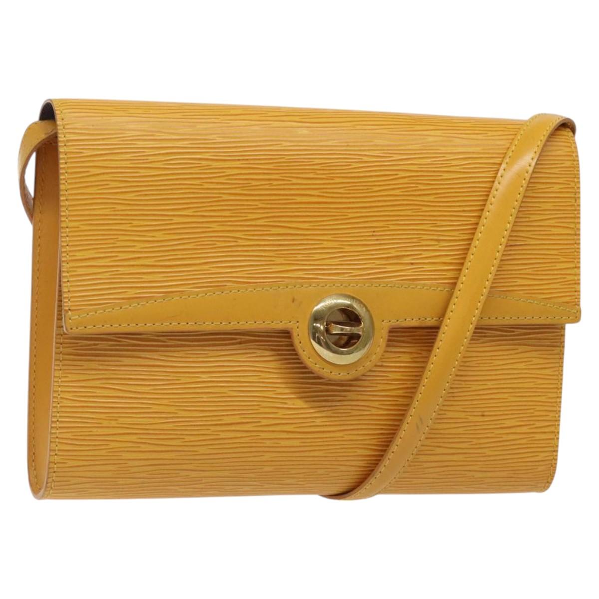 LOUIS VUITTON Epi Arsch Shoulder Bag Yellow M52579 LV Auth 125314