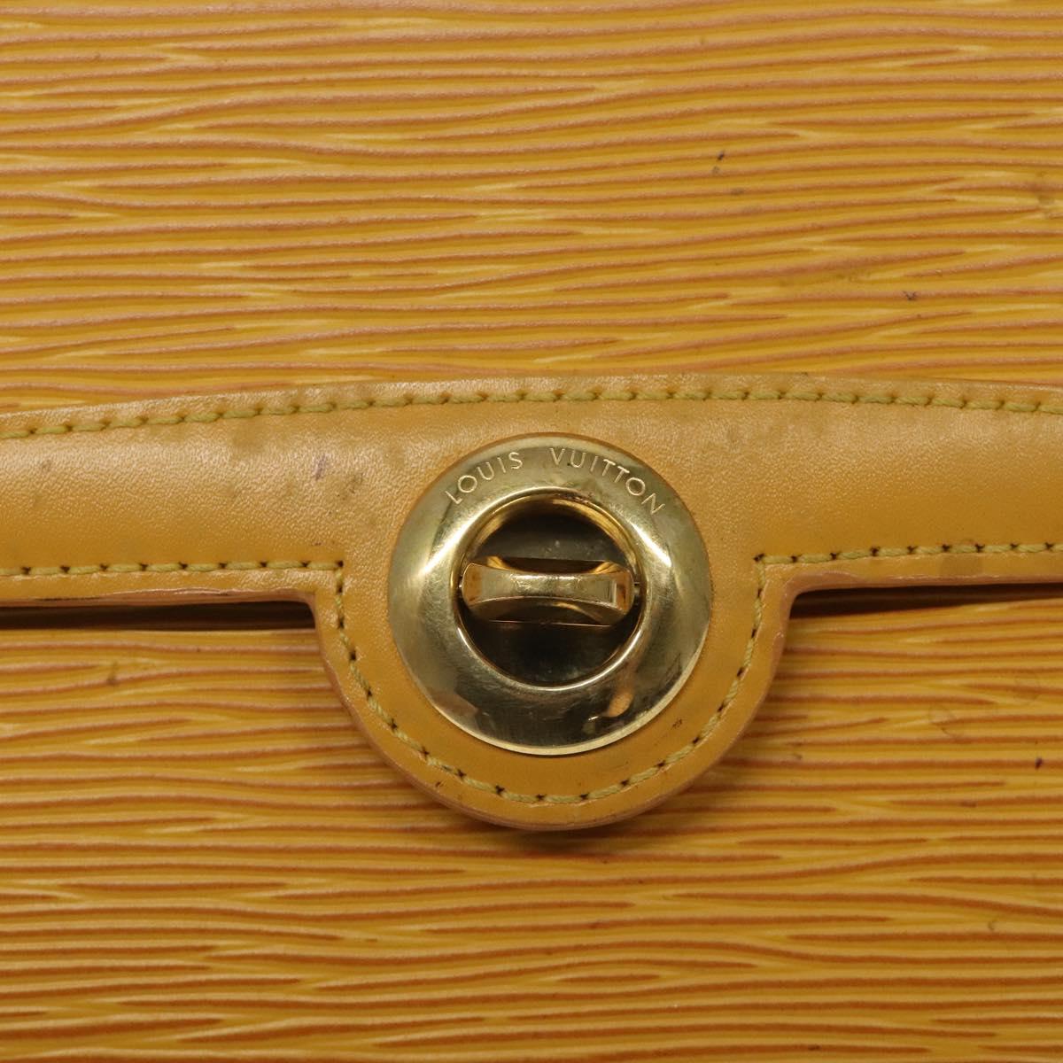 LOUIS VUITTON Epi Arsch Shoulder Bag Yellow M52579 LV Auth 125314