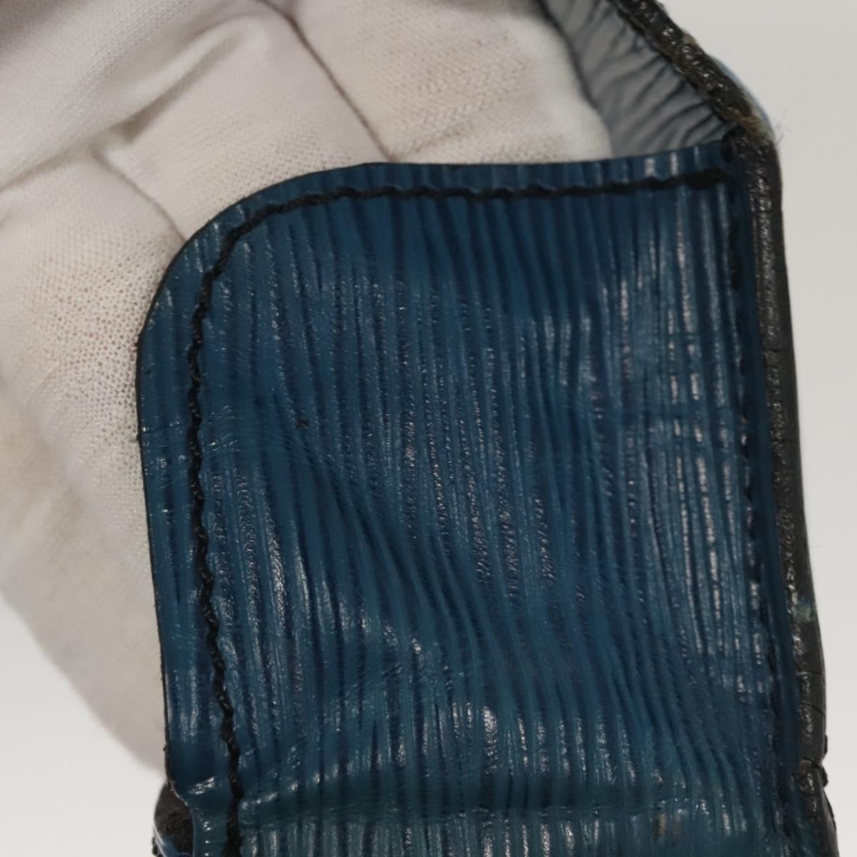 LOUIS VUITTON Epi Saint Cloud GM Shoulder Bag Toledo Blue M52195 LV Auth 125315