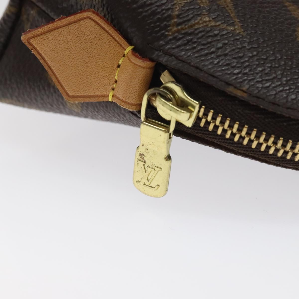 LOUIS VUITTON Monogram Pochette Cosmetic PM Pouch M43998 LV Auth 125332