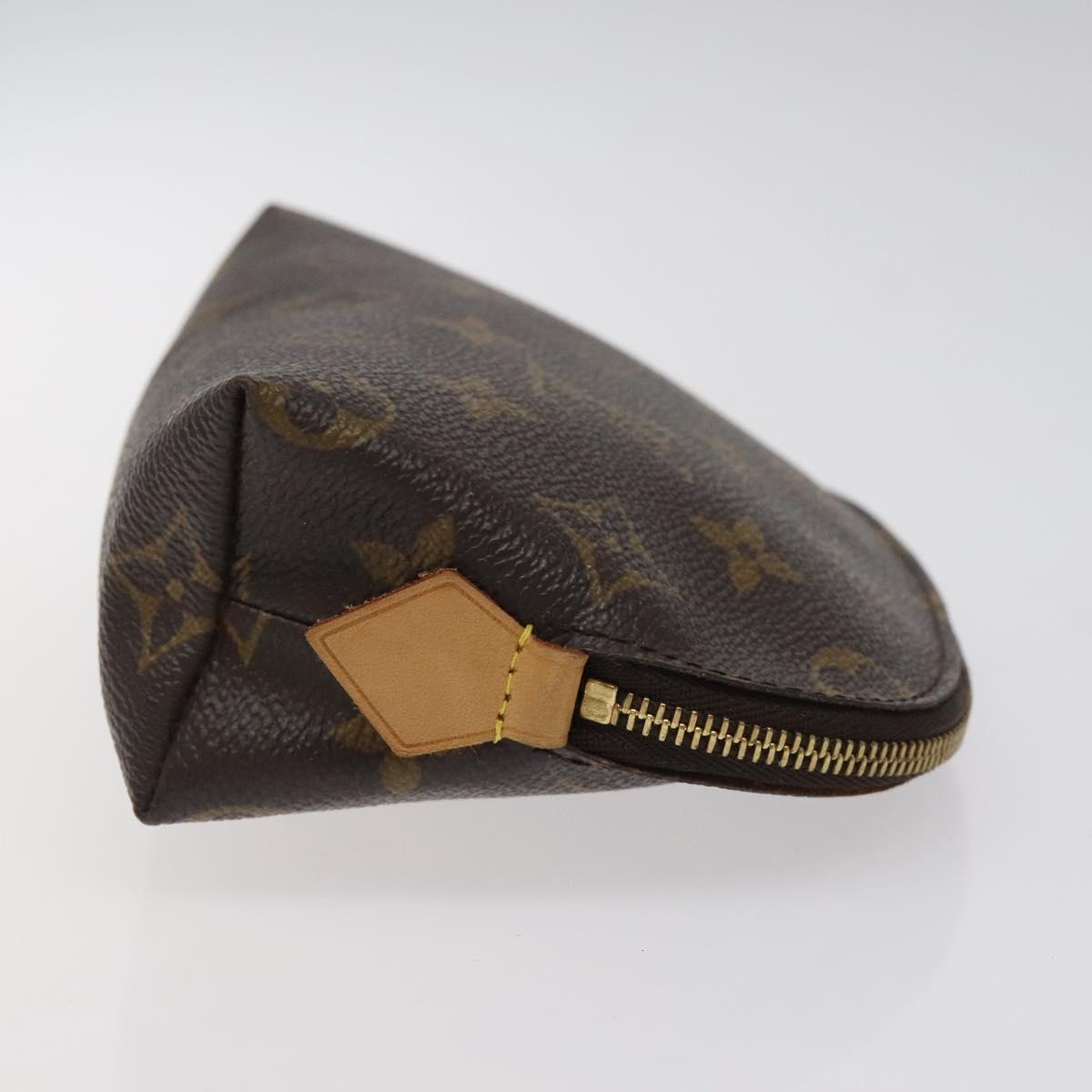 LOUIS VUITTON Monogram Pochette Cosmetic PM Pouch M43998 LV Auth 125332